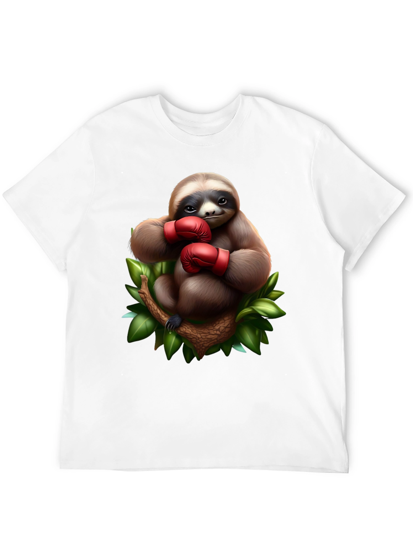 Sloth Boxer Graphic T-Shirt