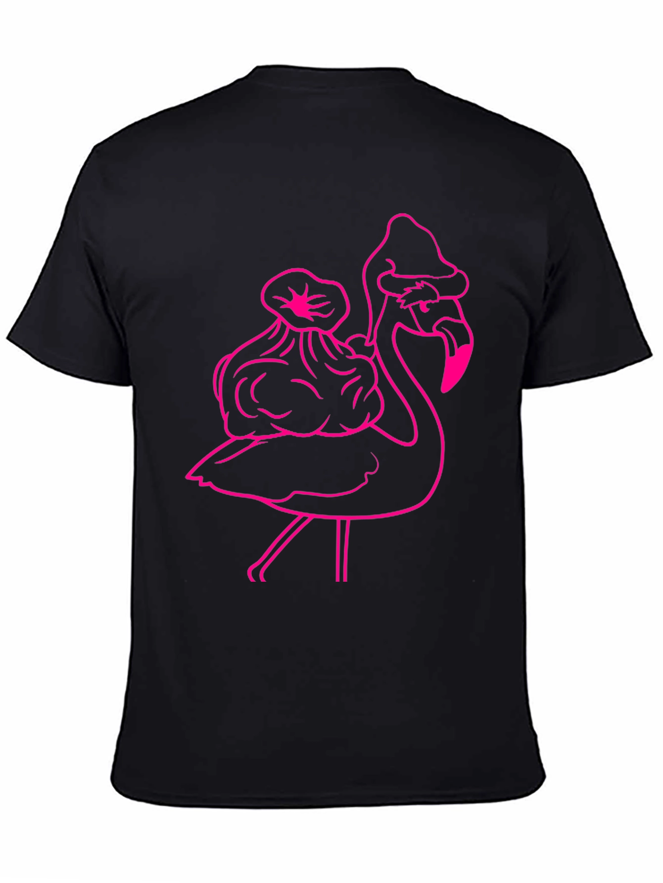 Festive Flamingo Graphic Tee