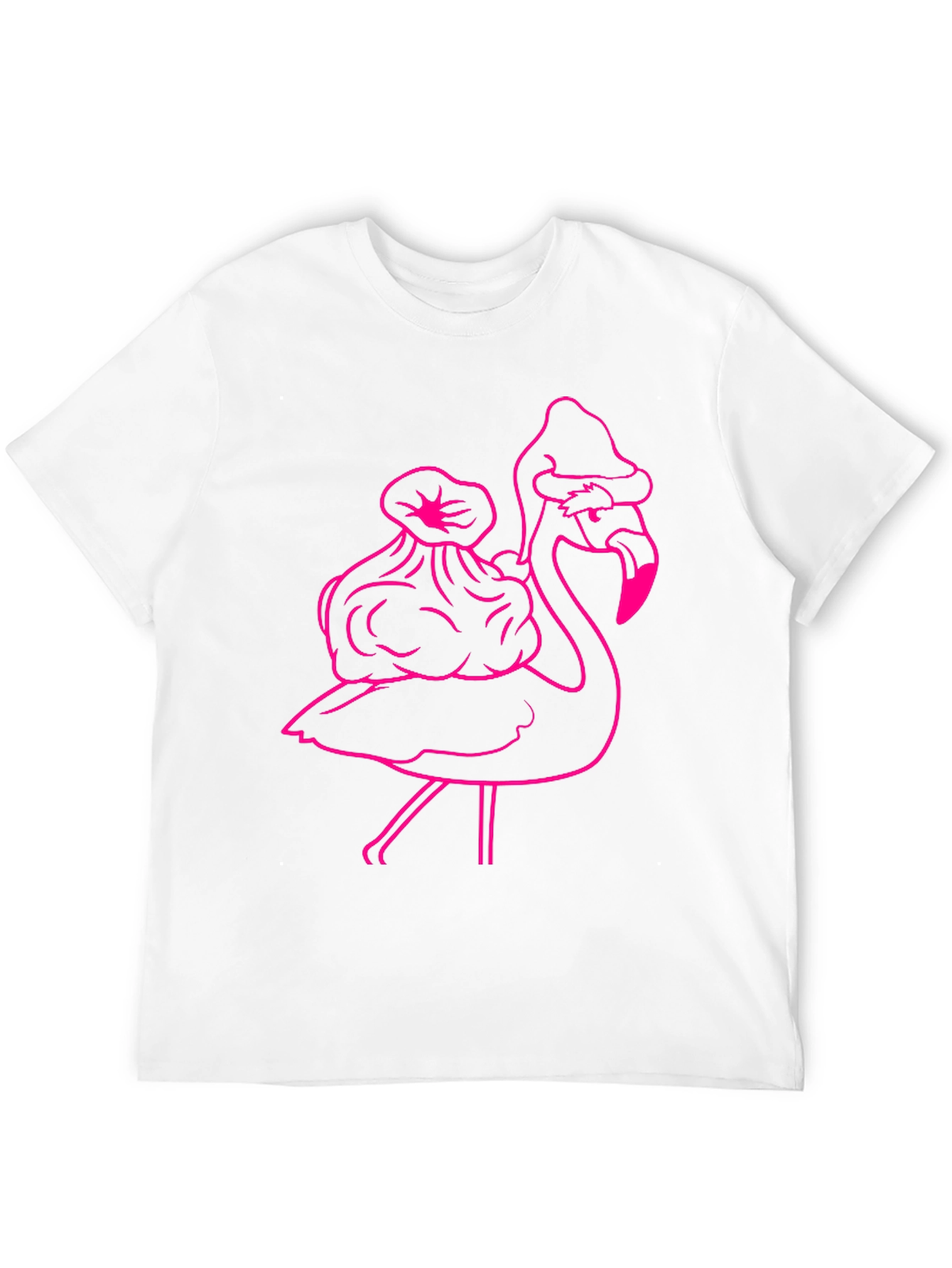 Festive Flamingo Graphic Tee