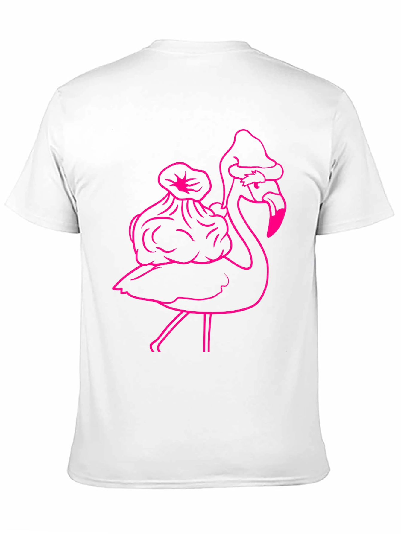 Festive Flamingo Graphic Tee