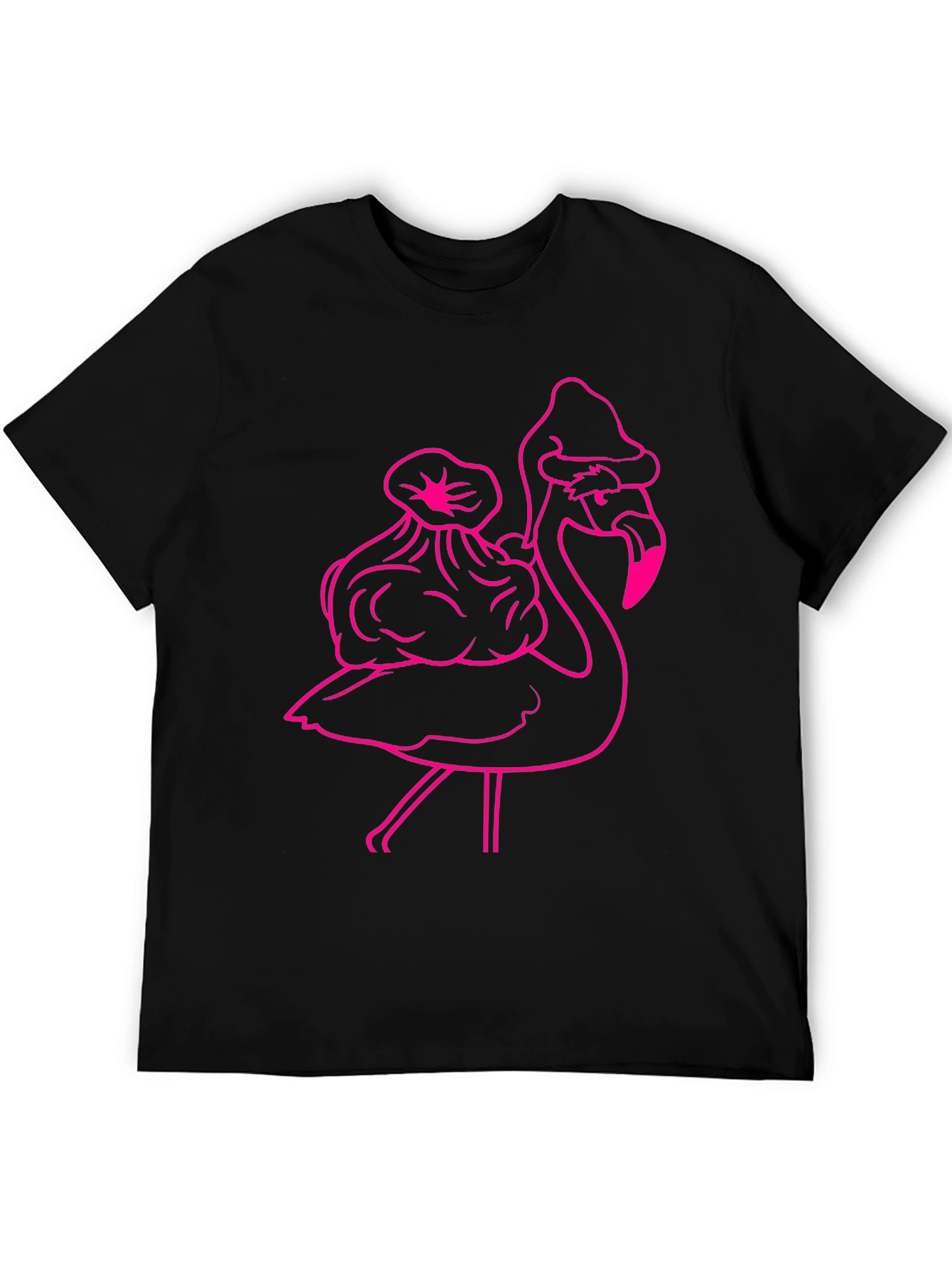 Festive Flamingo Graphic Tee
