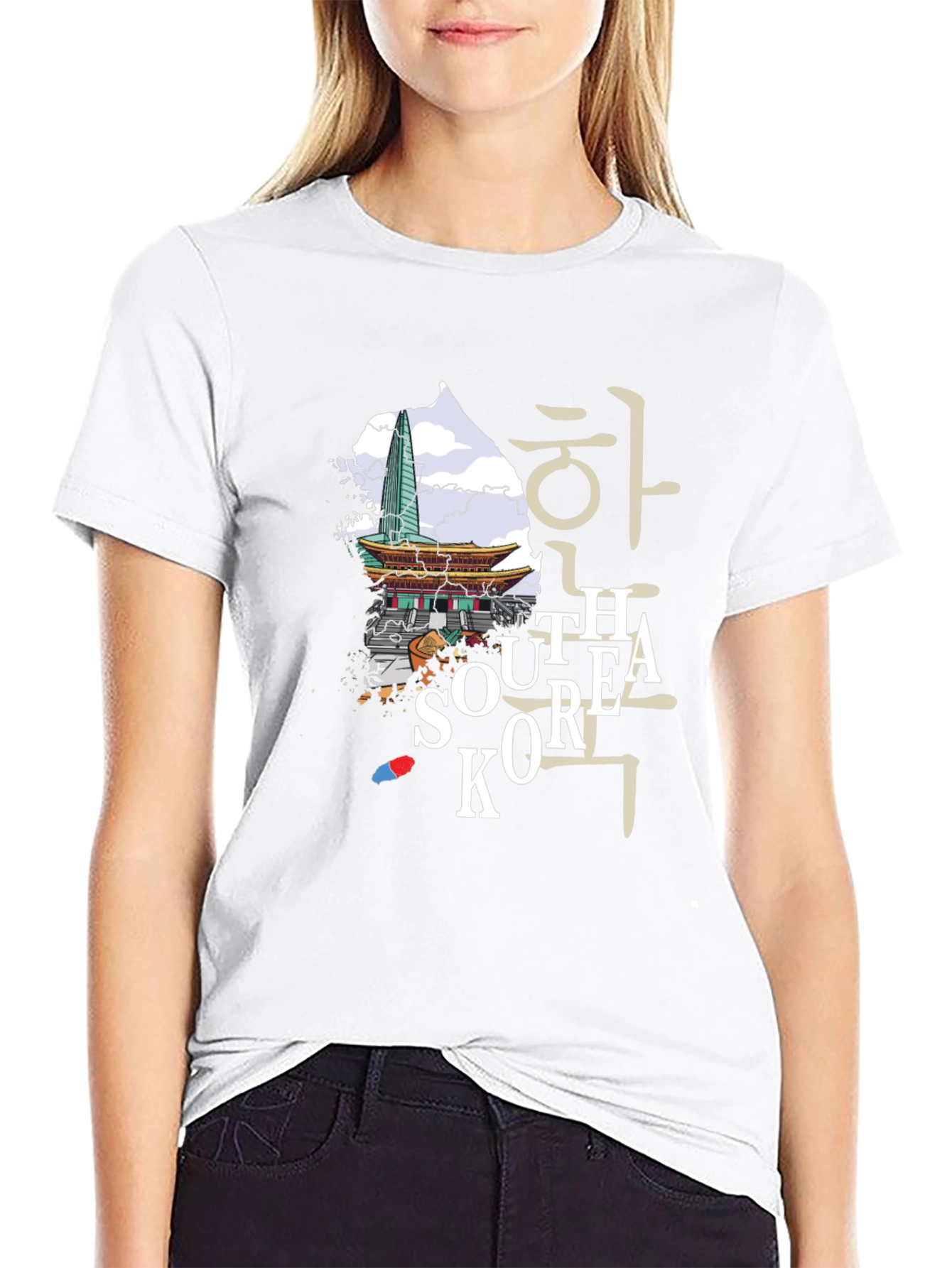 South Korea Graphic Tee - Travel Inspired Shirt