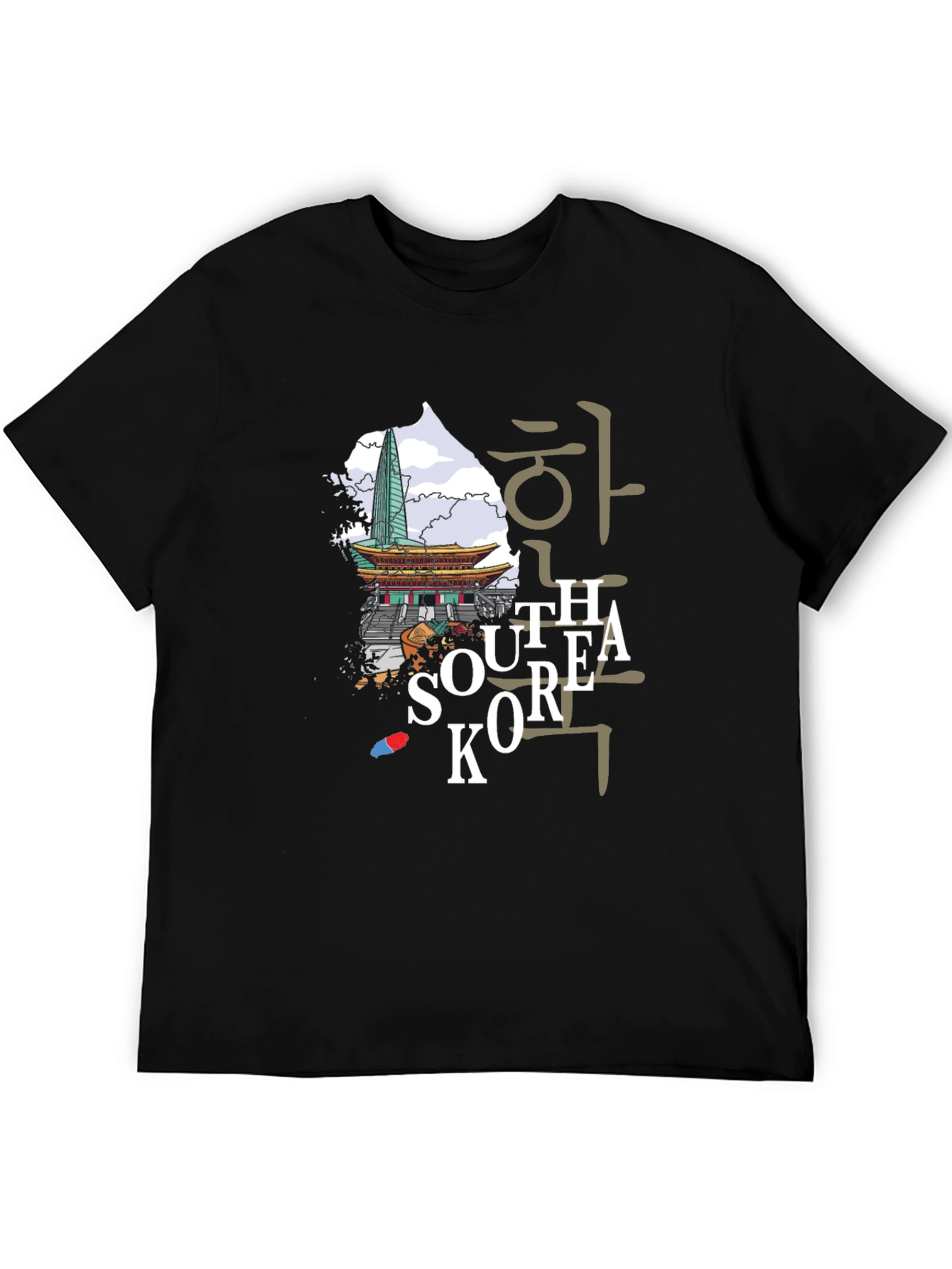South Korea Graphic Tee - Travel Inspired Shirt