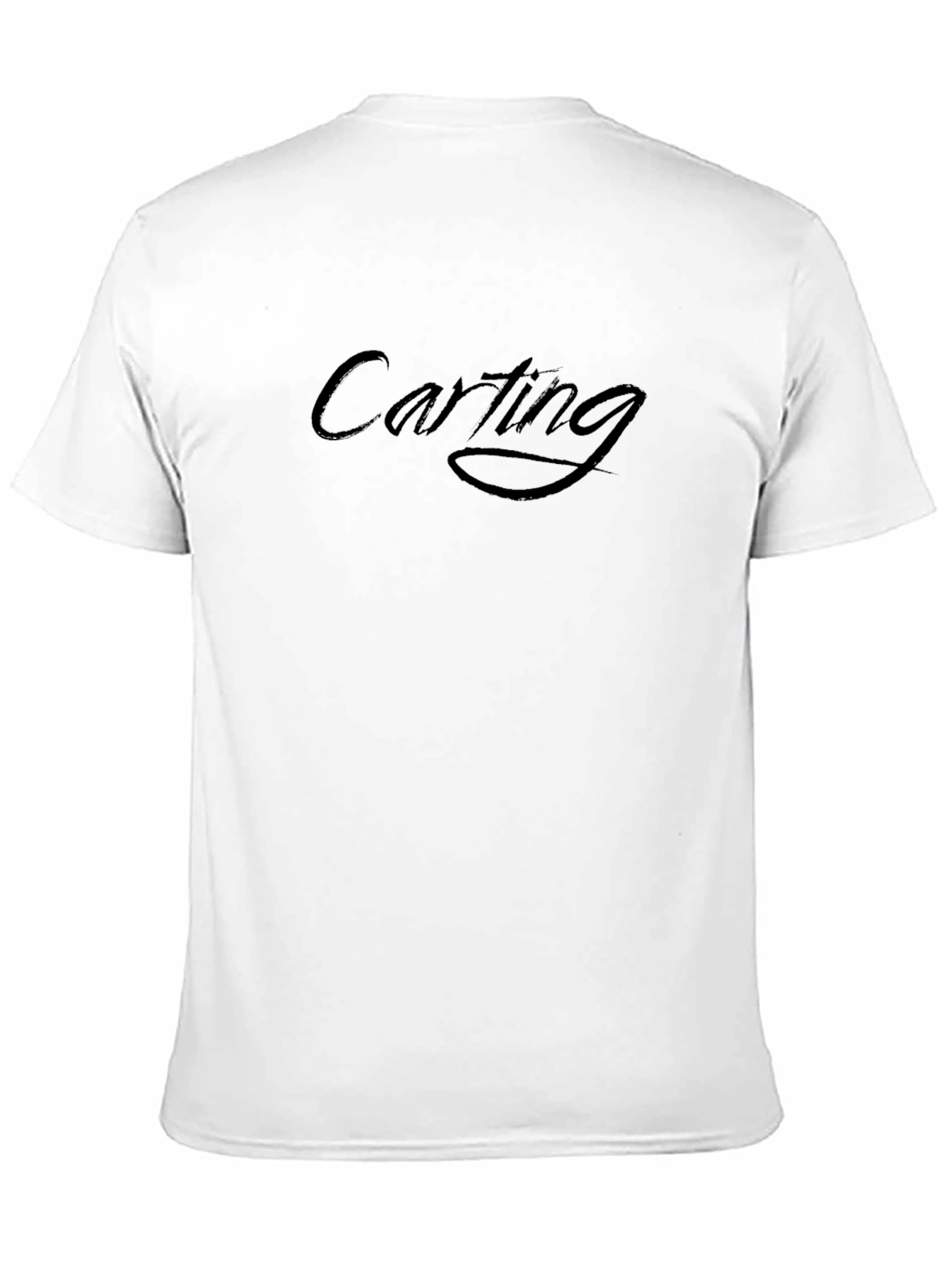 Carting Black Tee - Stylish and Comfortable!