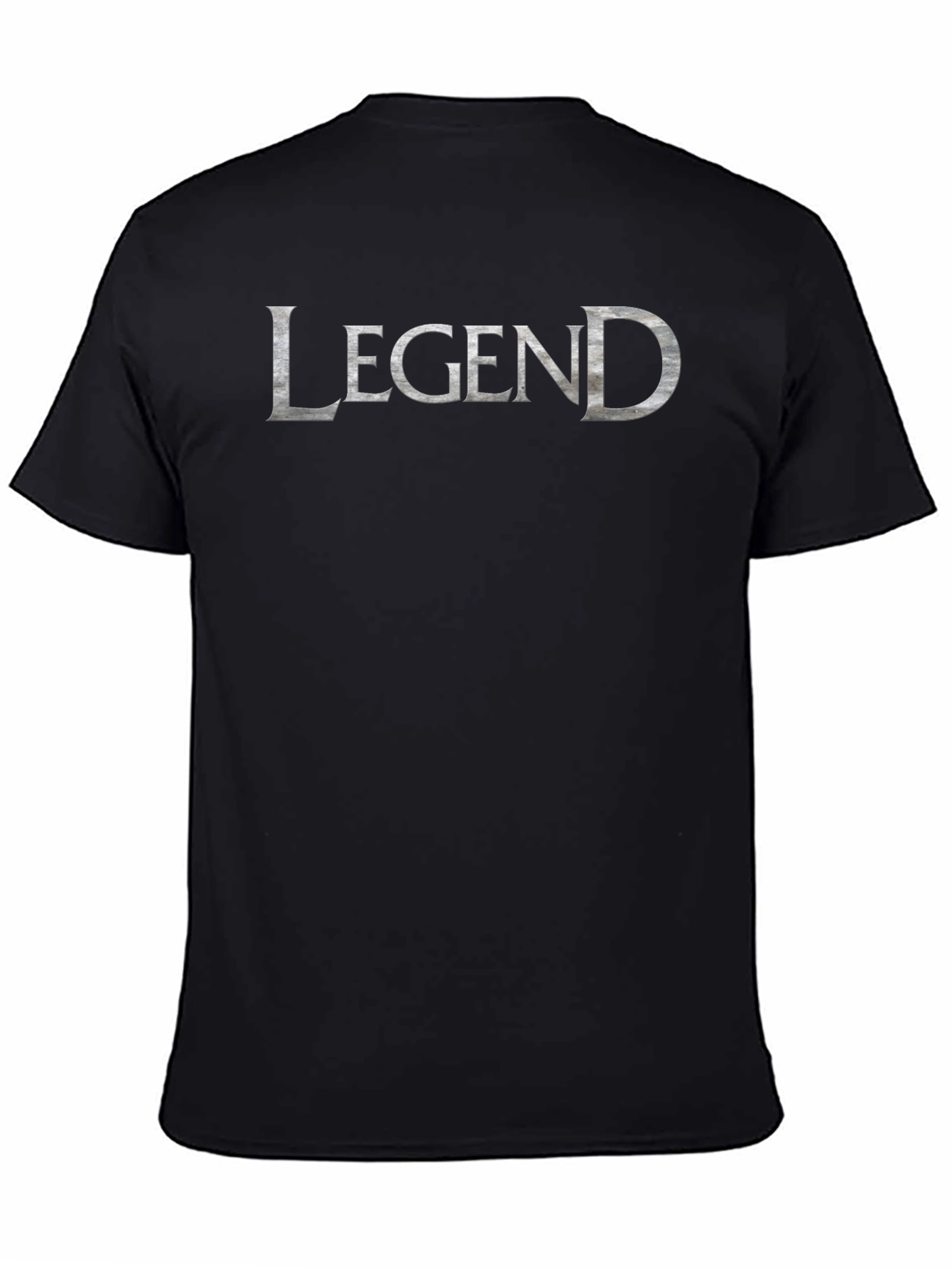 Legend Graphic Print Black T-Shirt