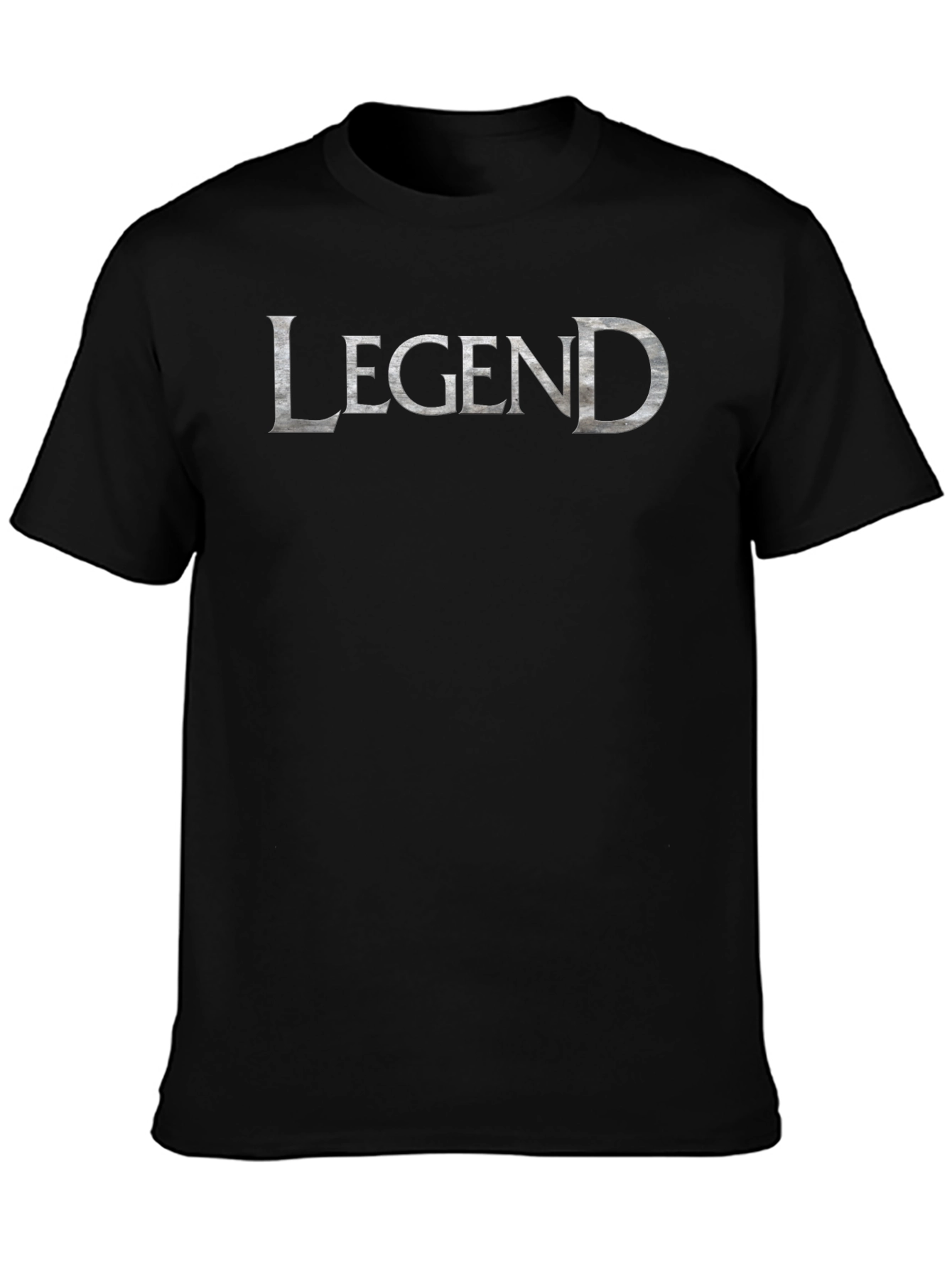 Legend Graphic Print Black T-Shirt