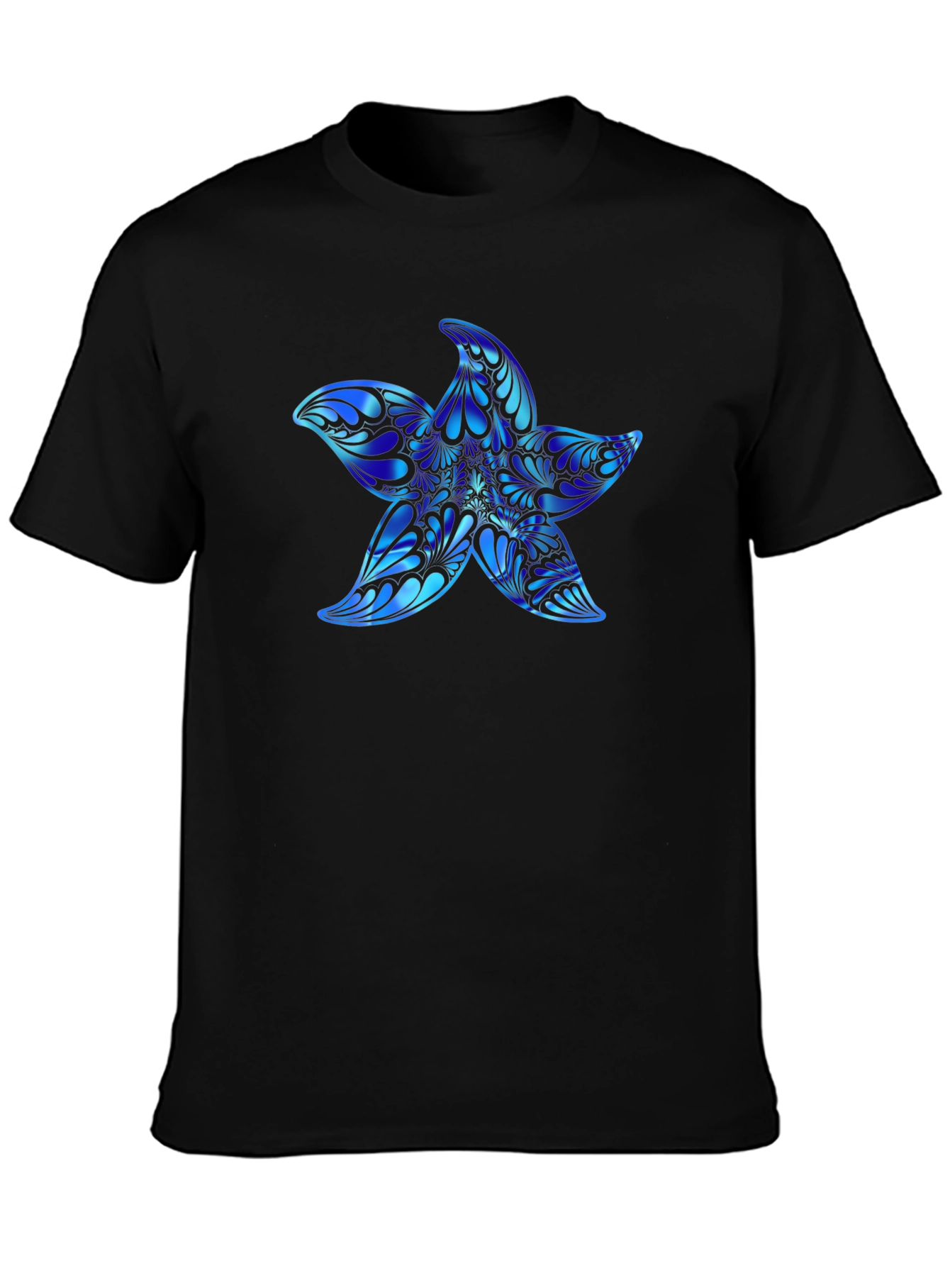 Blue Starfish Graphic T-Shirt