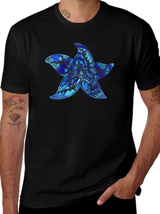 Blue Starfish Graphic T-Shirt