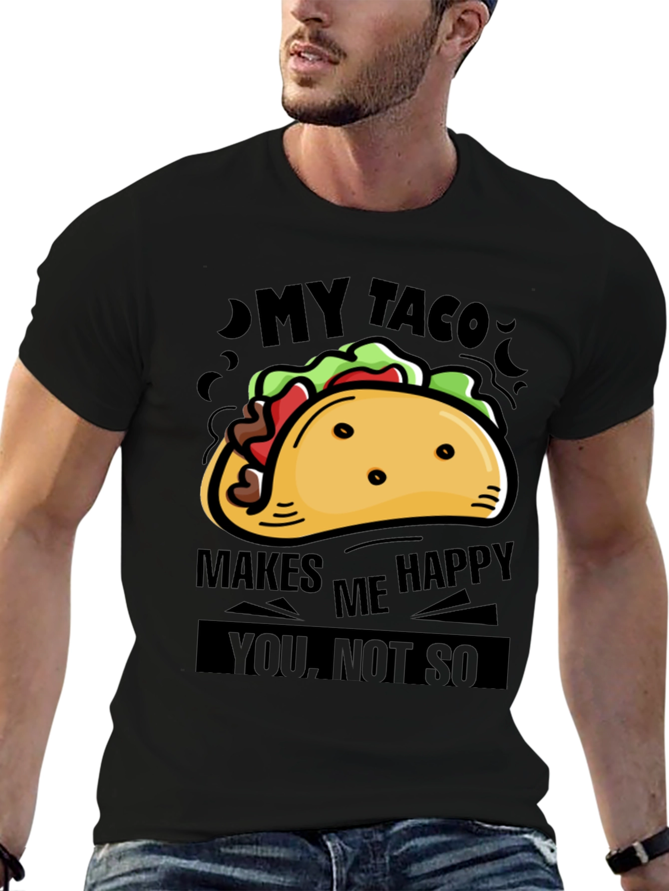 My Taco Makes Me Happy Graphic Tee