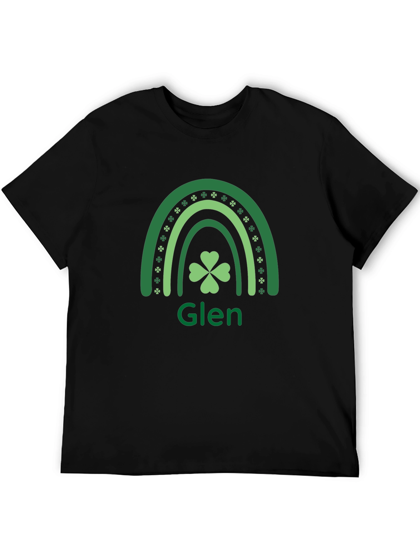 Glen Shamrock Rainbow St. Patricks Day T-Shirt