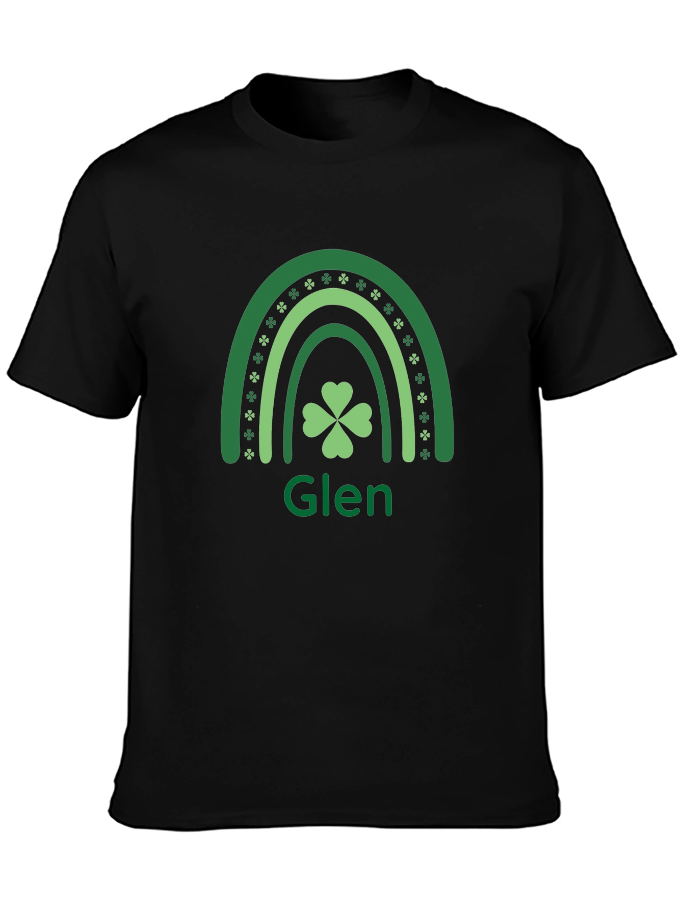 Glen Shamrock Rainbow St. Patricks Day T-Shirt