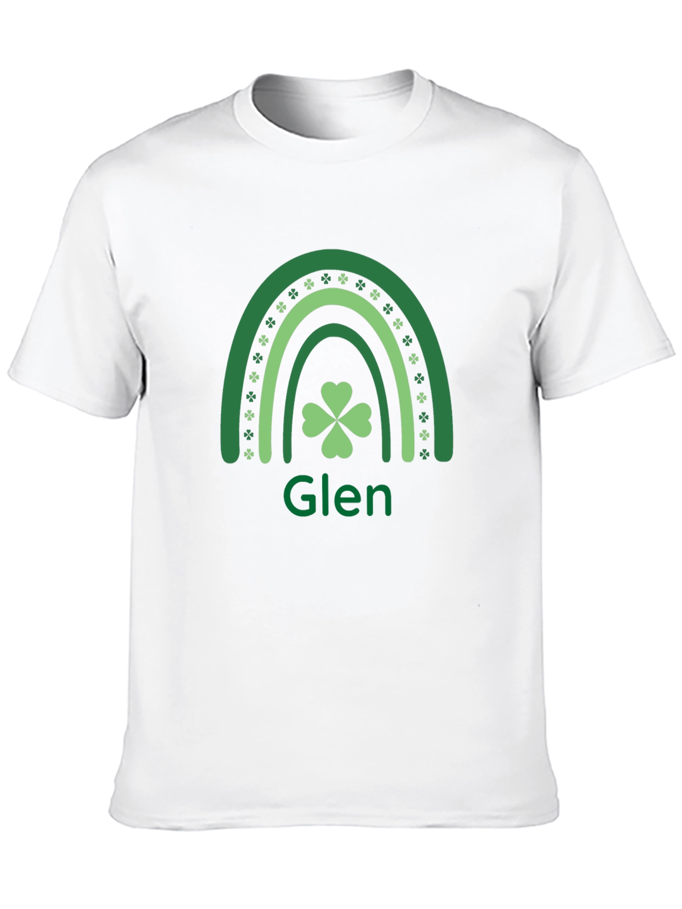 Glen Shamrock Rainbow St. Patricks Day T-Shirt