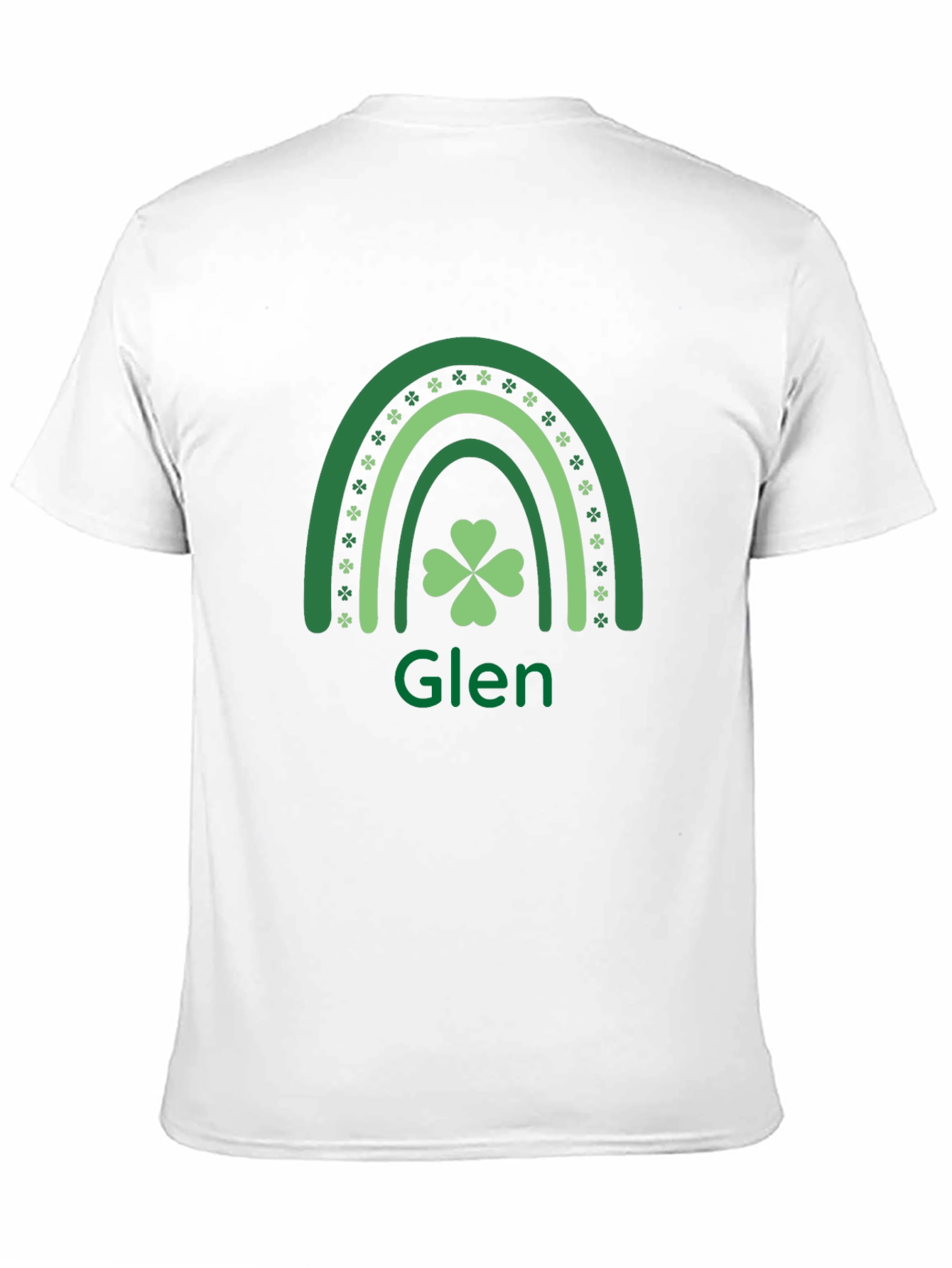 Glen Shamrock Rainbow St. Patricks Day T-Shirt
