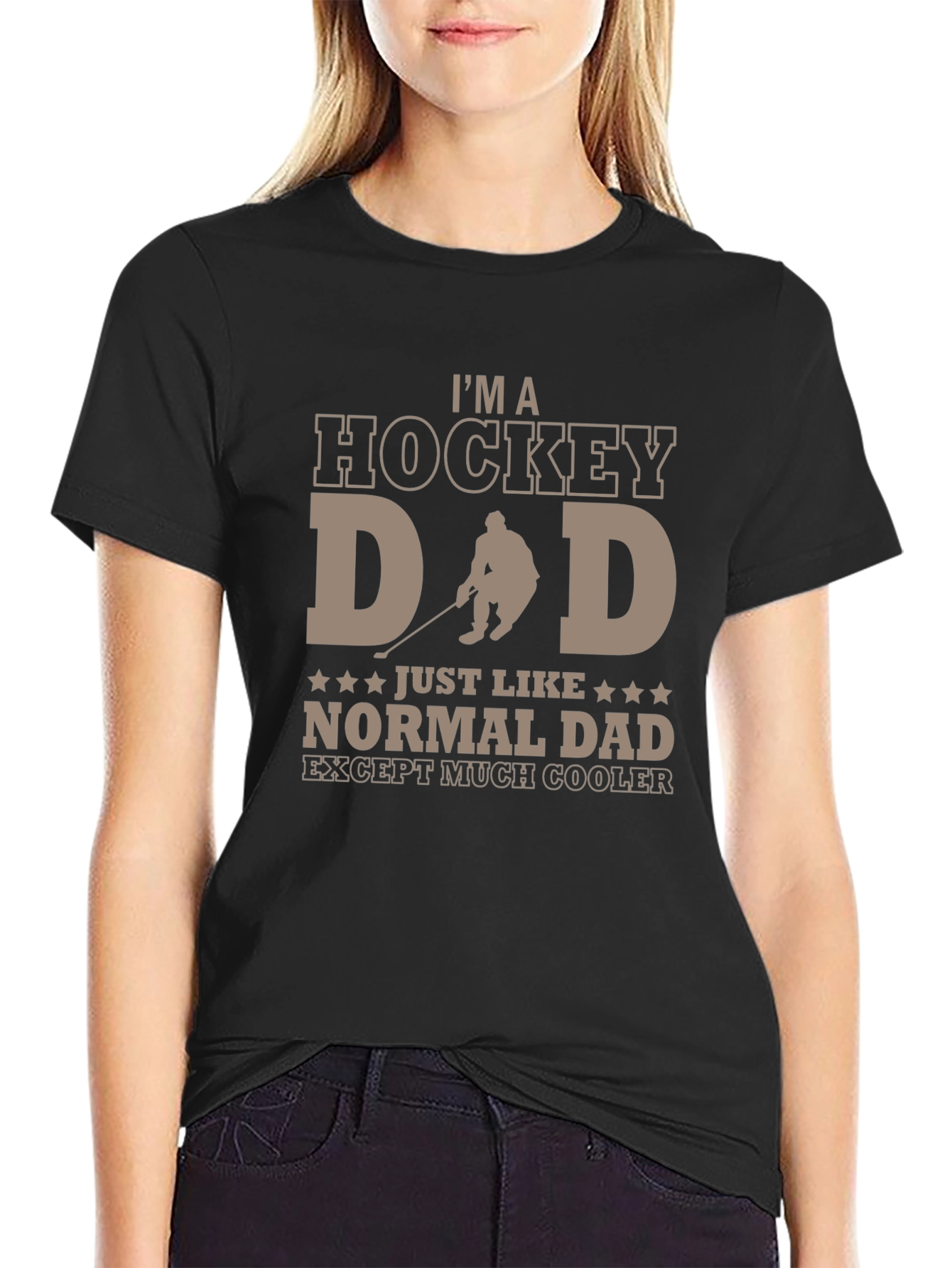 Hockey Dad T-Shirt - Cool Fathers Day Gift