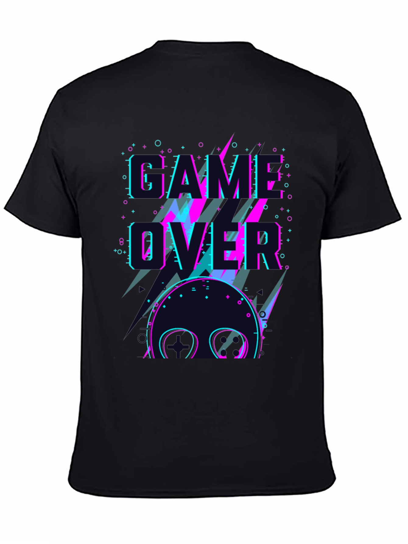 Game Over Neon T-Shirt - Gamer Style Tee