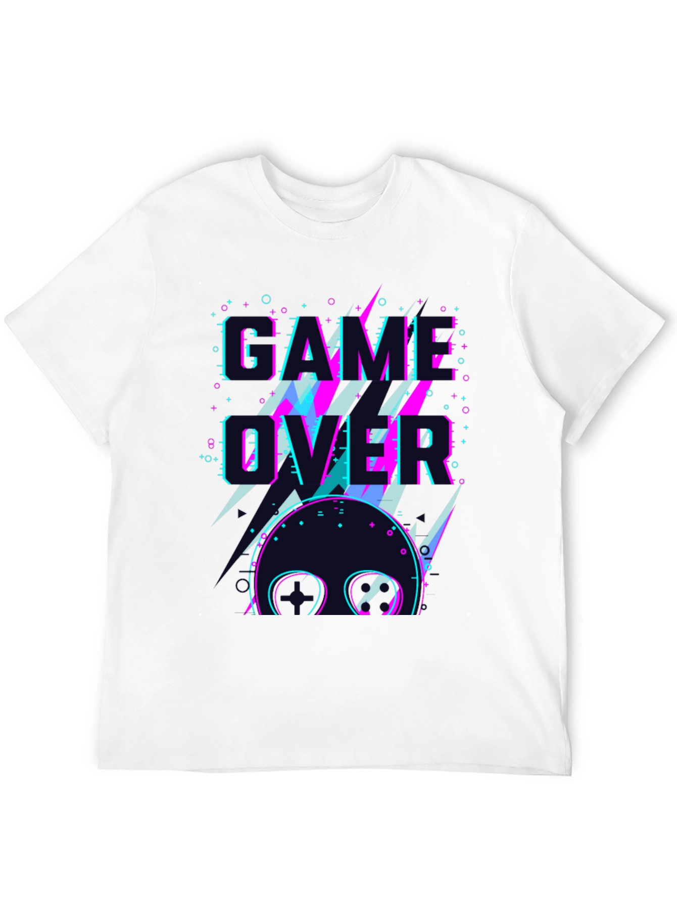 Game Over Neon T-Shirt - Gamer Style Tee
