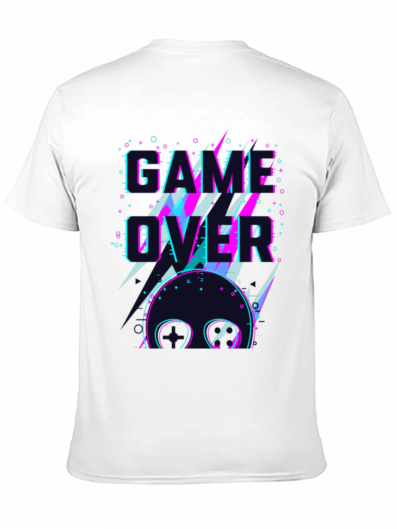 Game Over Neon T-Shirt - Gamer Style Tee
