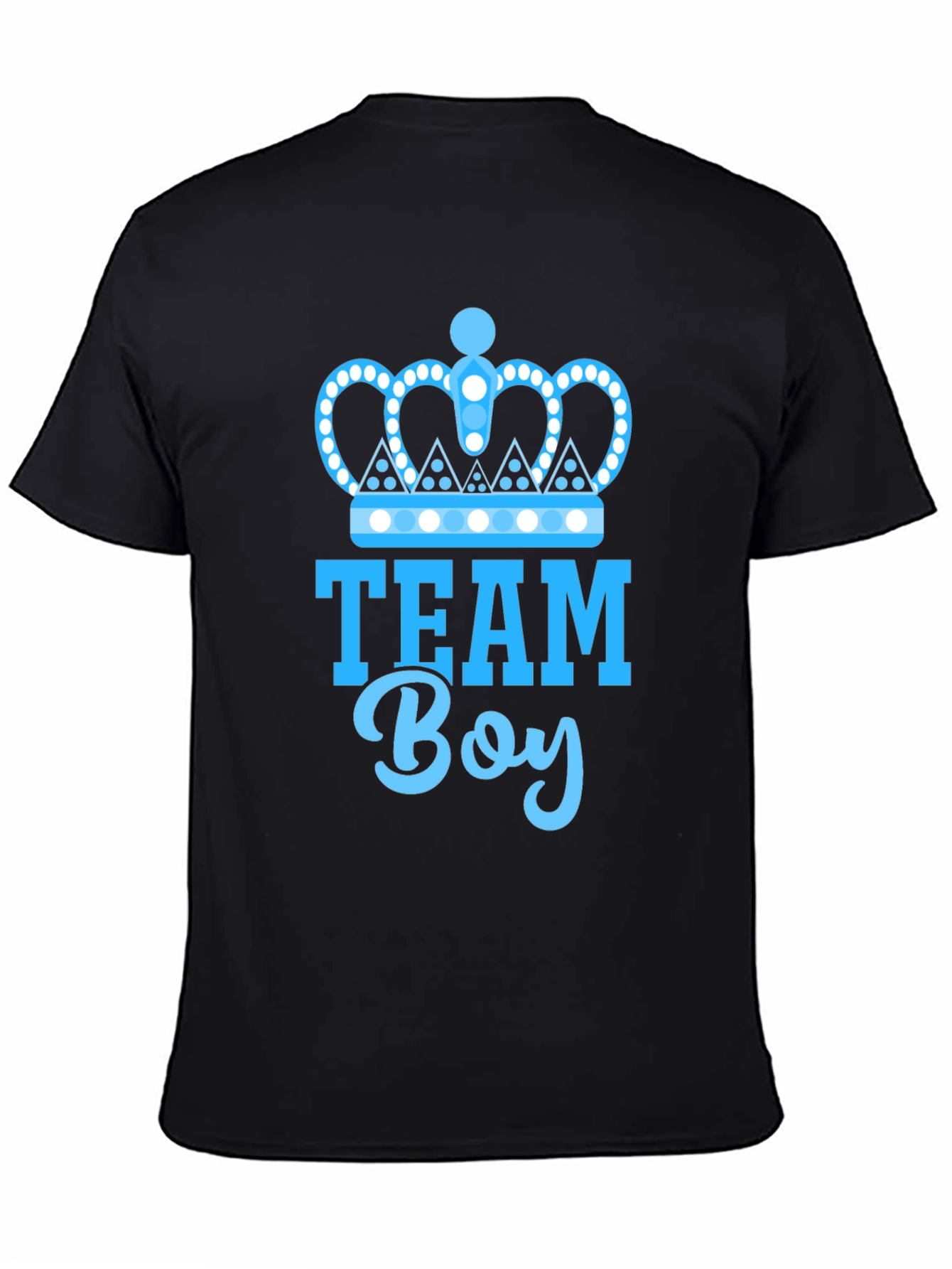 Team Boy Baby Shower Tee - Crown Prince Design