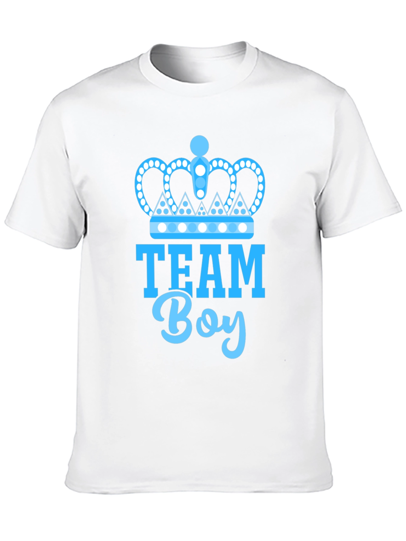 Team Boy Baby Shower Tee - Crown Prince Design