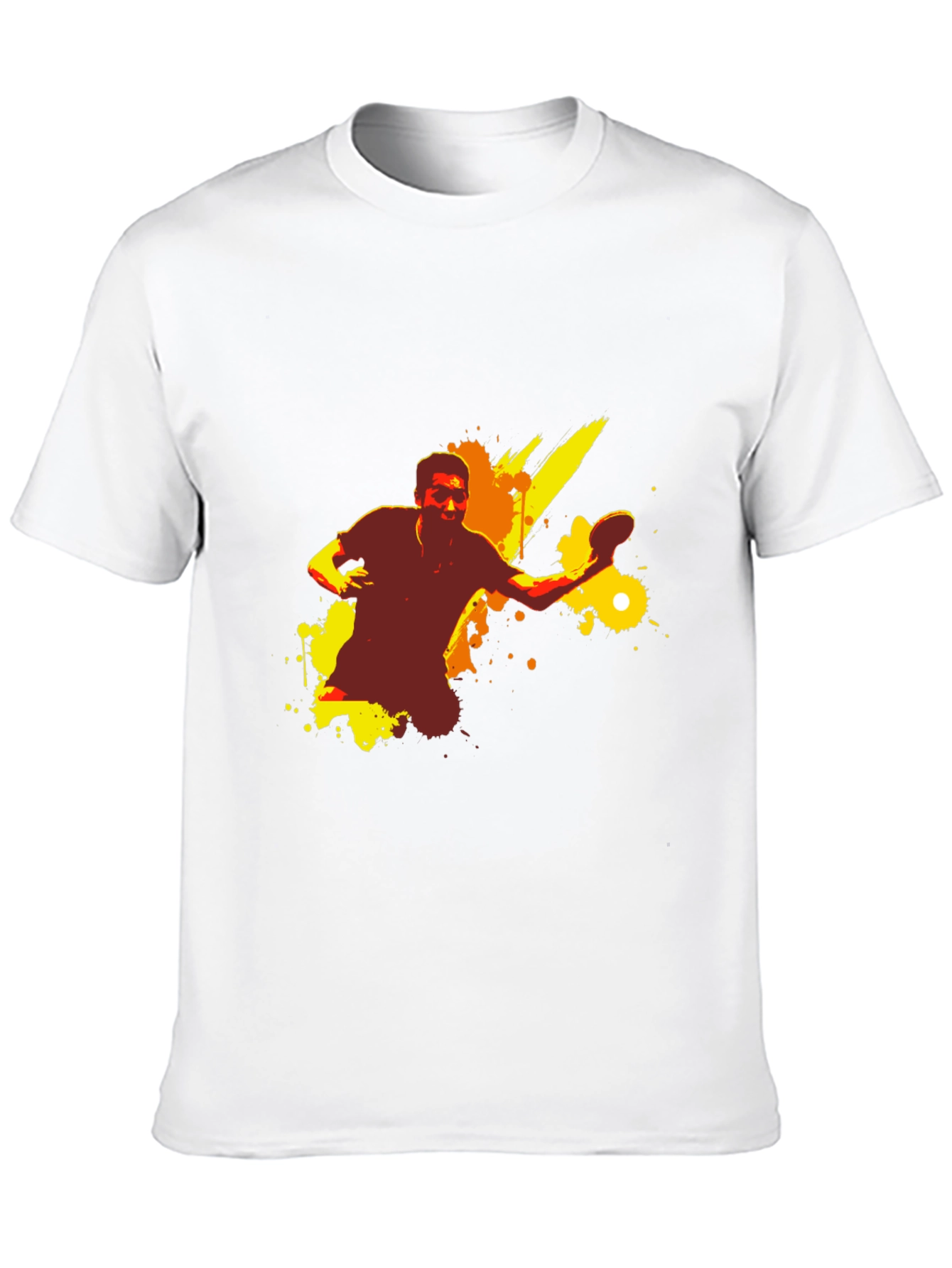 Cool Table Tennis Graphic T-Shirt