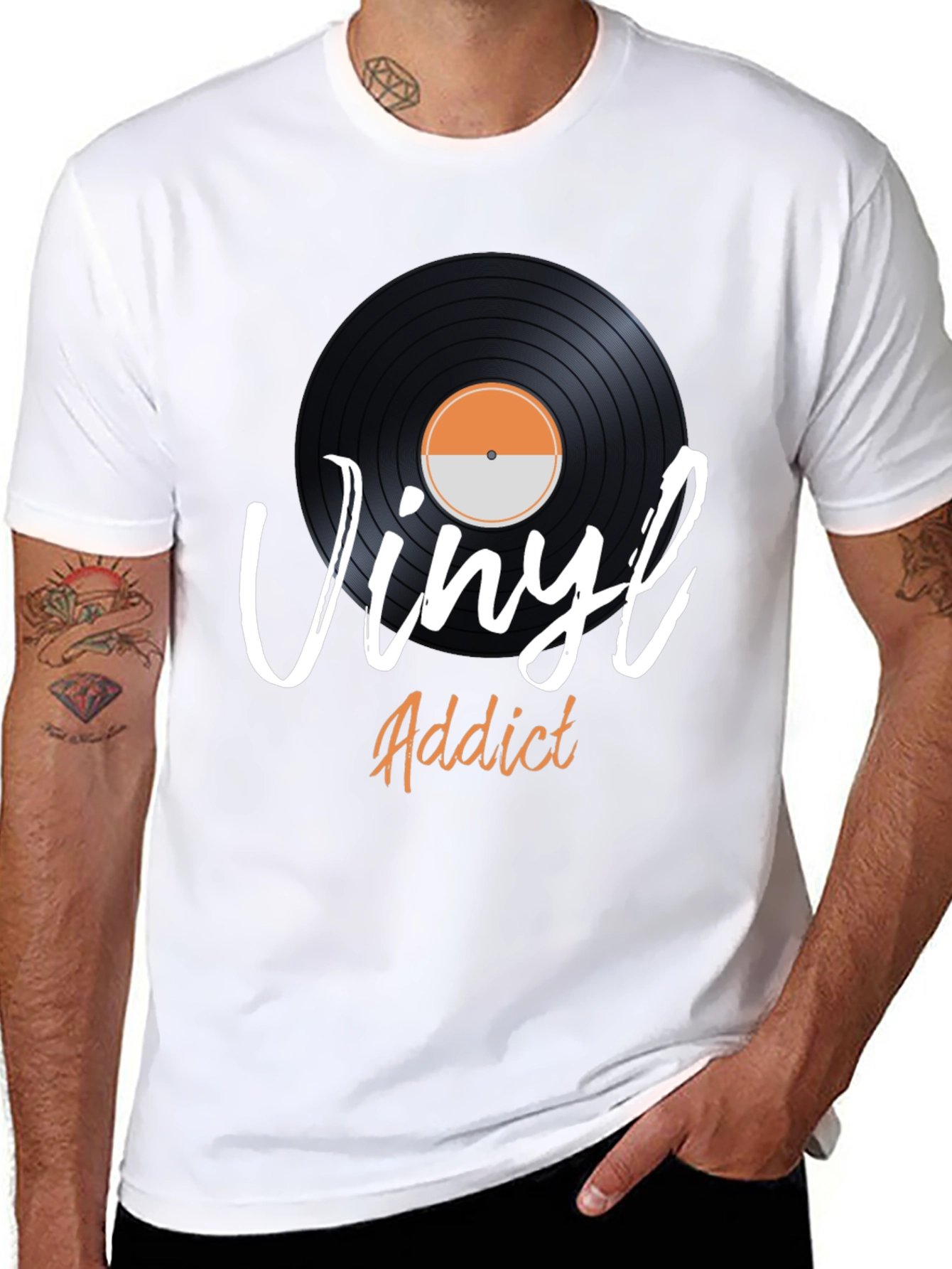 Vinyl Addict Graphic Tee
