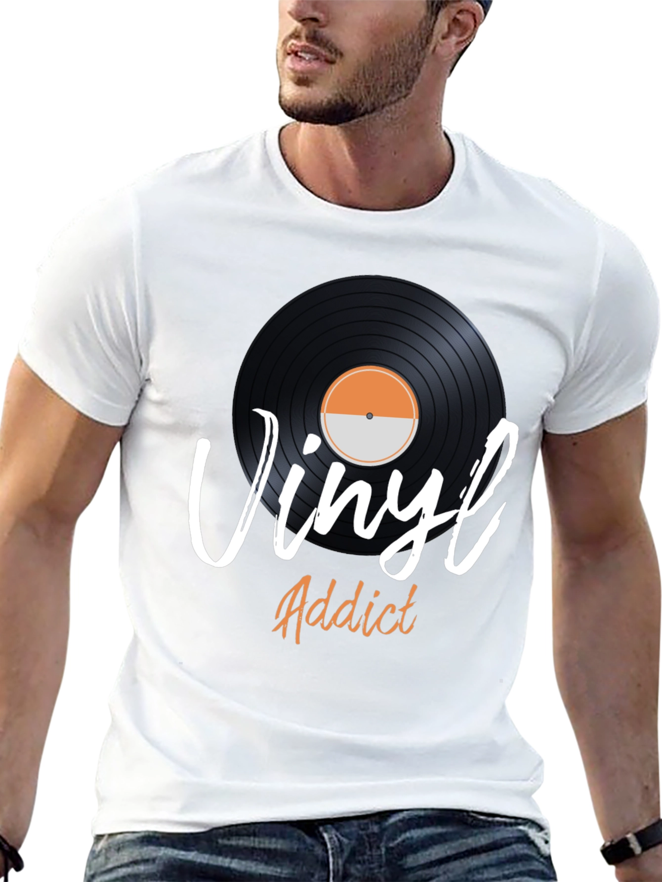 Vinyl Addict Graphic Tee
