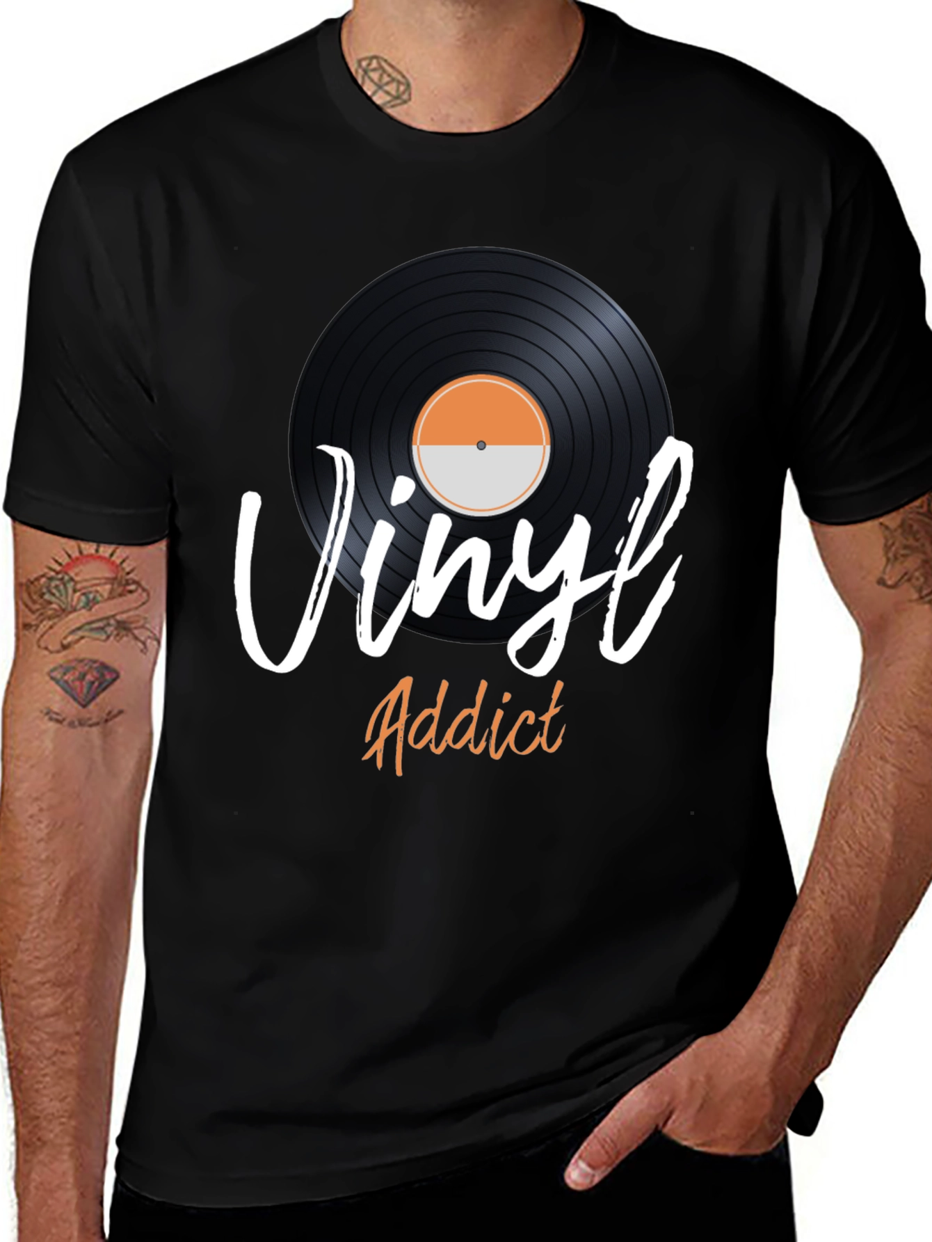 Vinyl Addict Graphic Tee