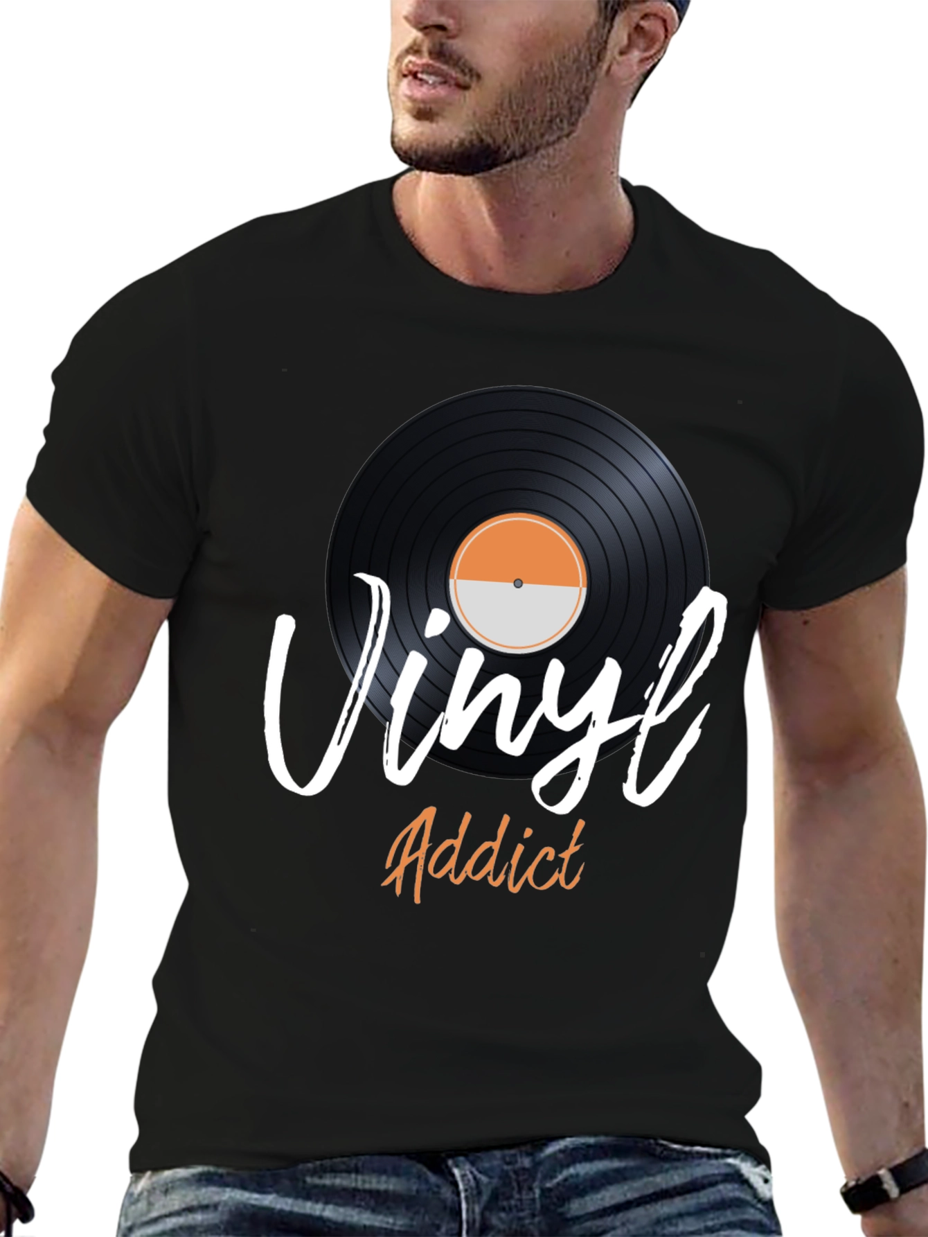 Vinyl Addict Graphic Tee