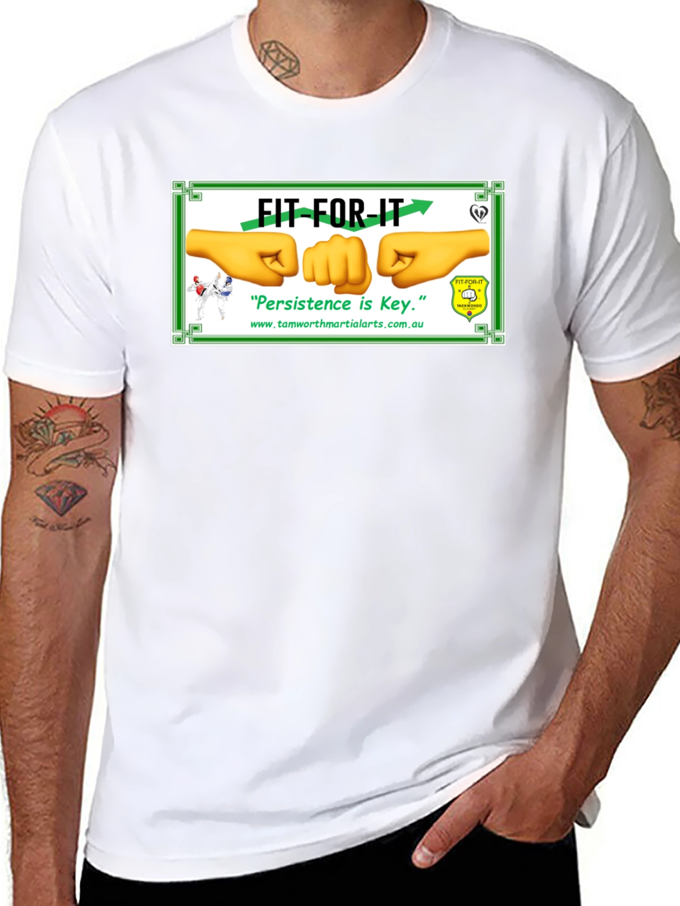 Fit For It T-Shirt - Persistence is Key