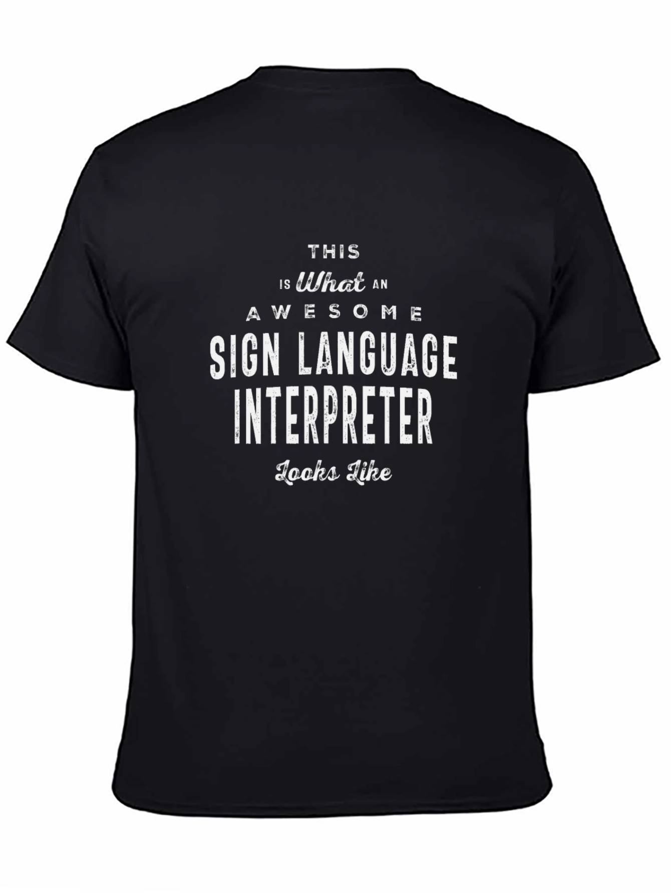 Awesome Sign Language Interpreter T-Shirt