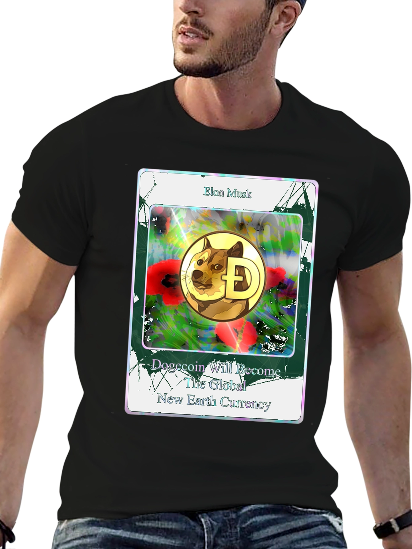 Dogecoin Global Currency T-Shirt Elon Musk