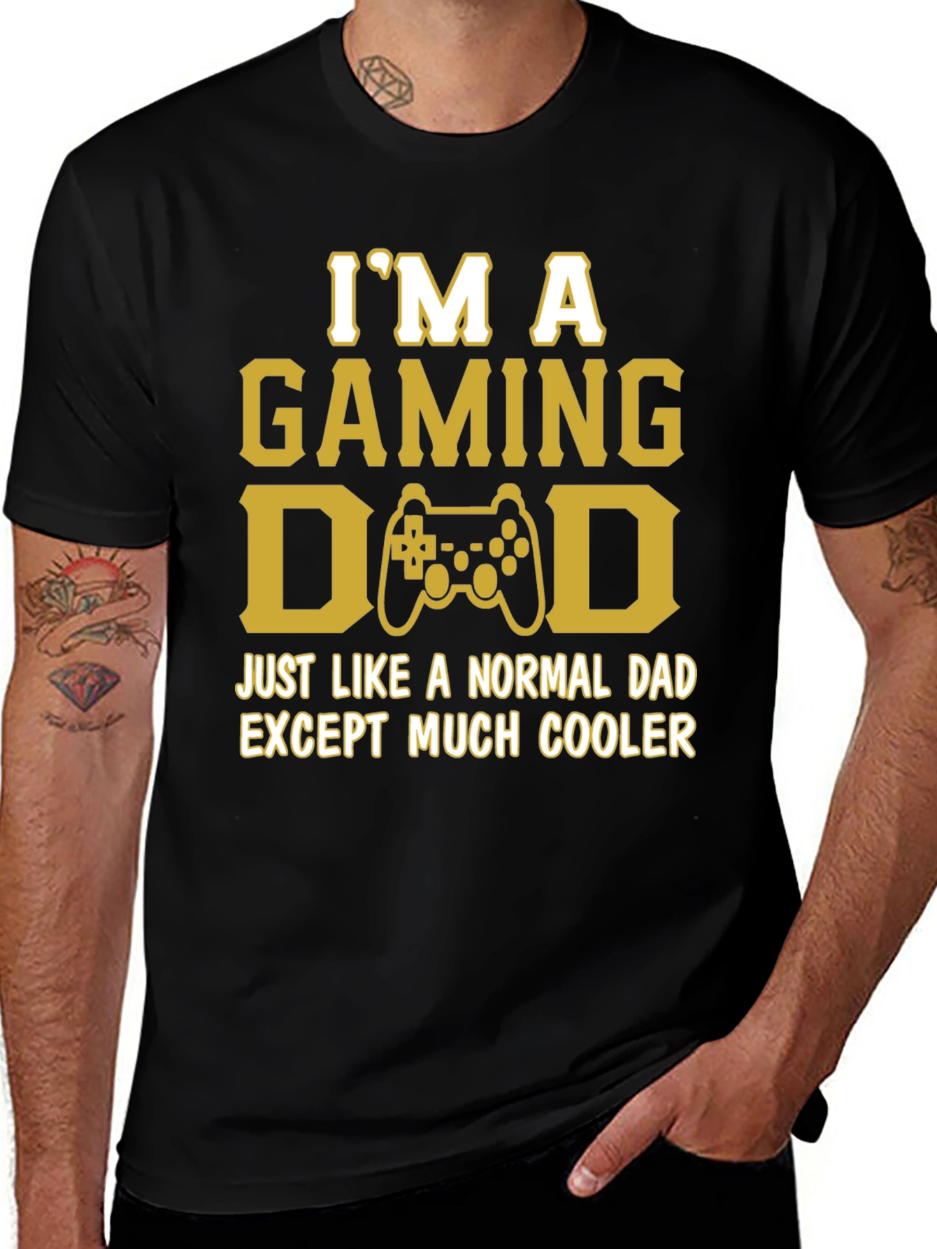 Gaming Dad T-Shirt - Much Cooler Than Normal!
