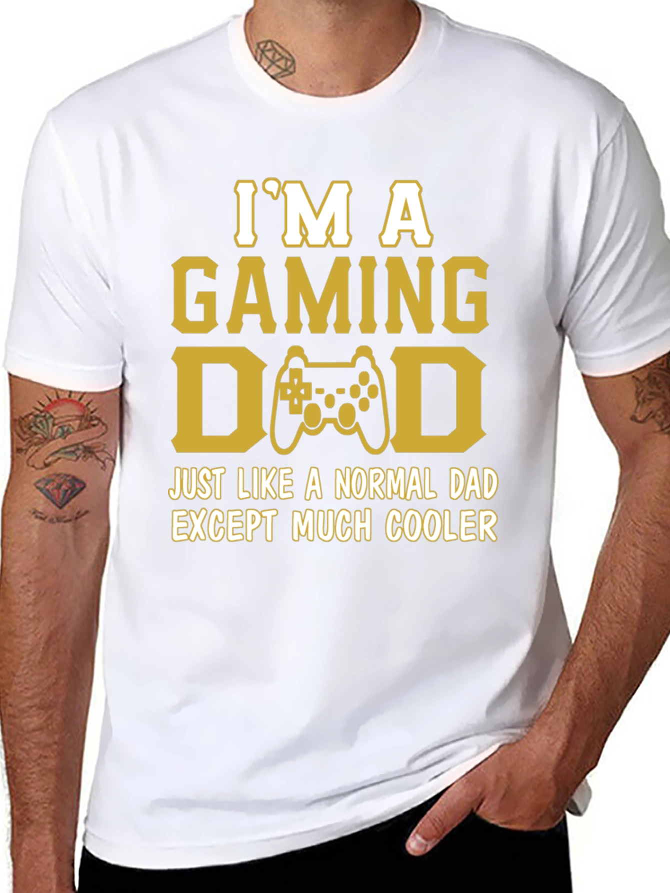 Gaming Dad T-Shirt - Much Cooler Than Normal!