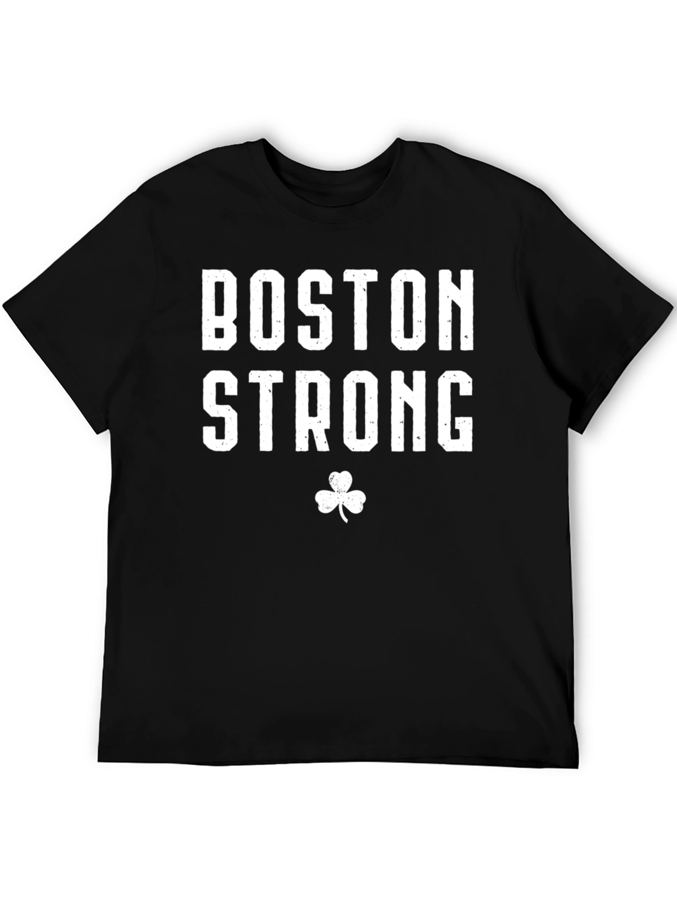 Boston Strong Clover T-Shirt - Black