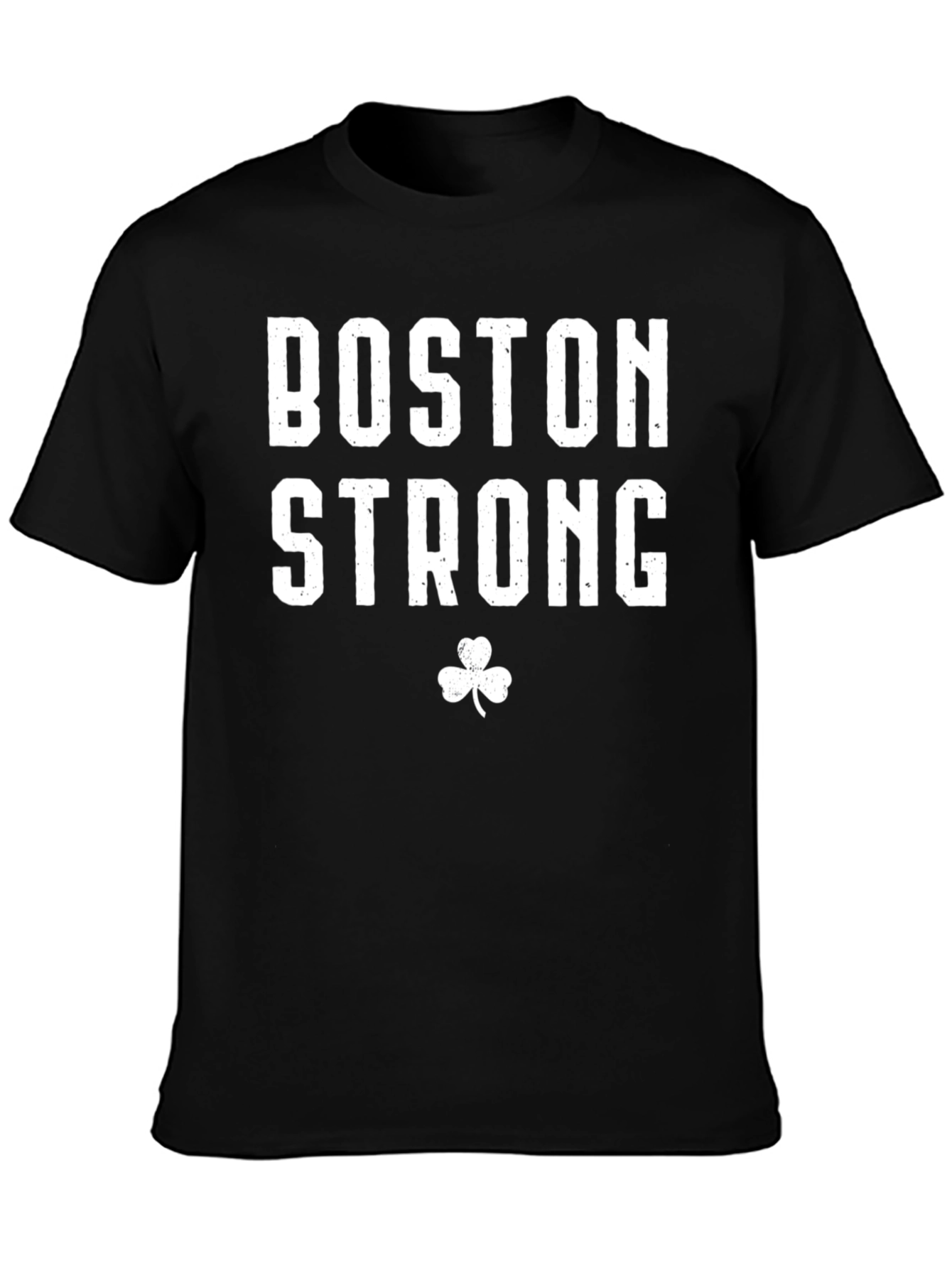 Boston Strong Clover T-Shirt - Black