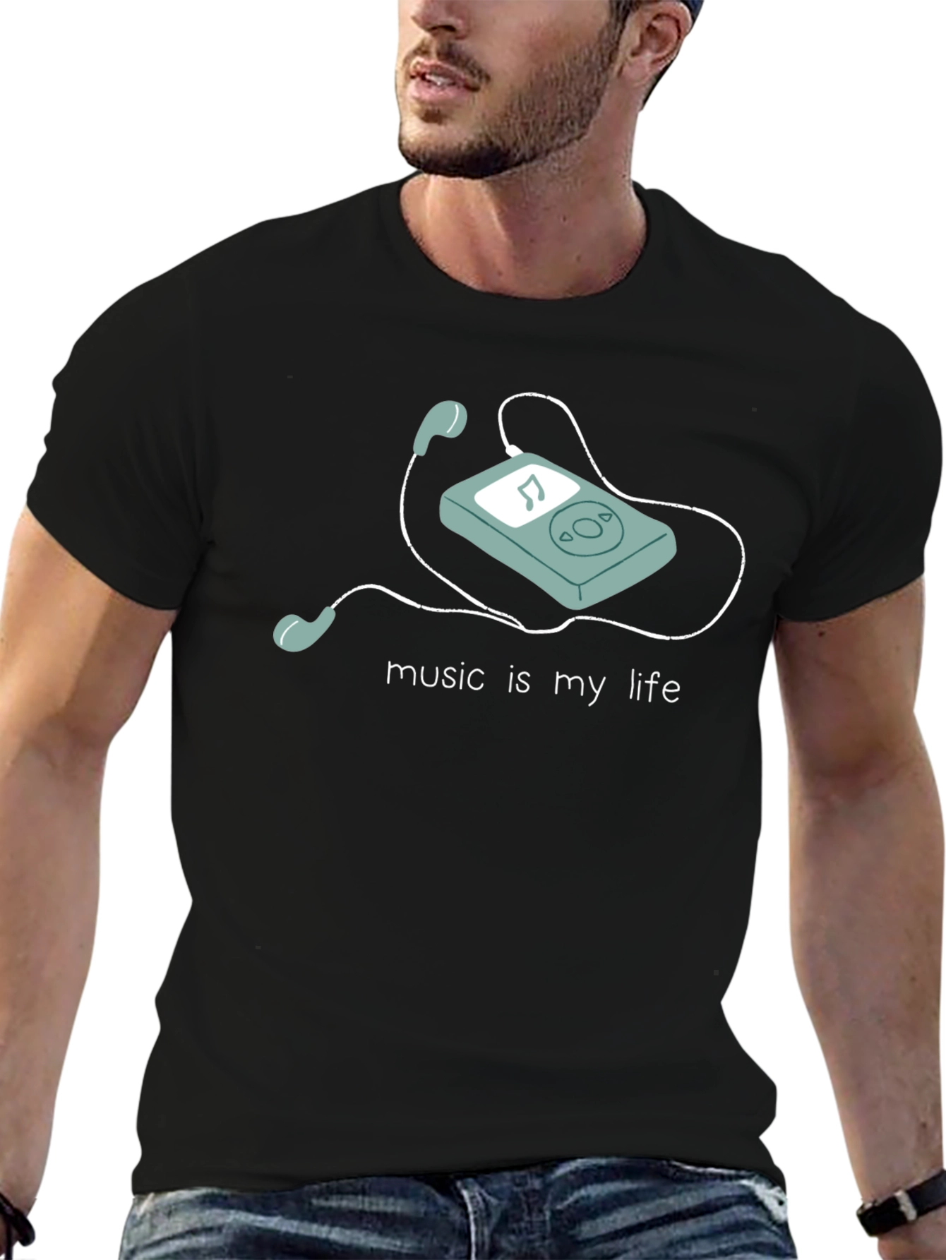 Music Is My Life Graphic T-Shirt