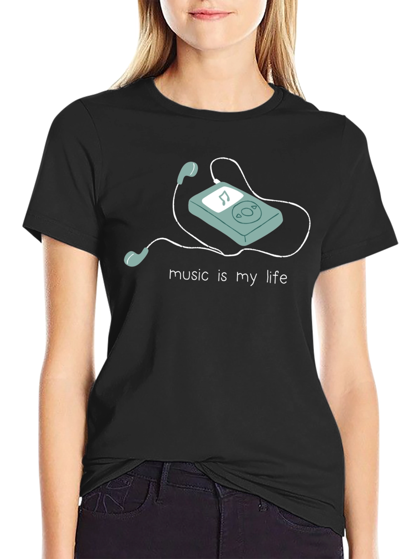Music Is My Life Graphic T-Shirt
