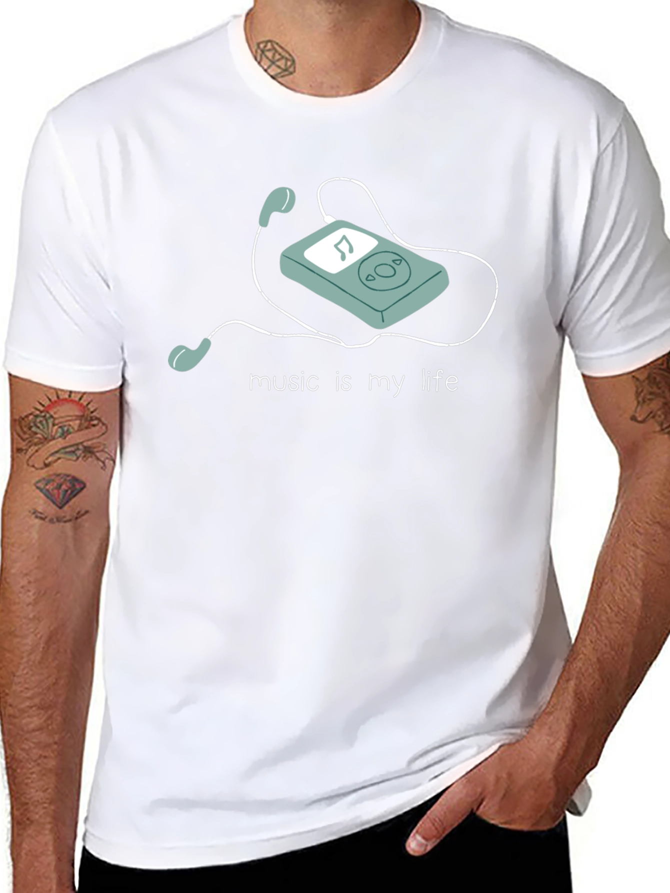 Music Is My Life Graphic T-Shirt