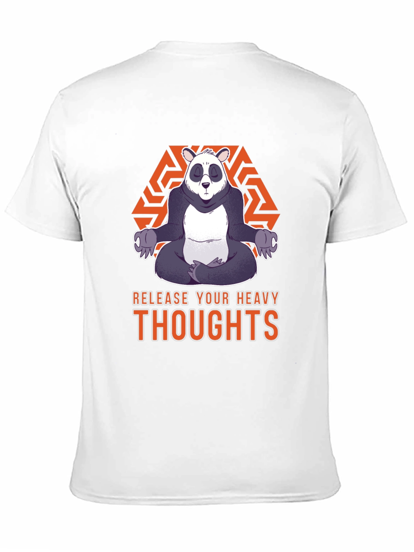 Zen Panda Graphic Tee - Release Your Heavy Thoughts
