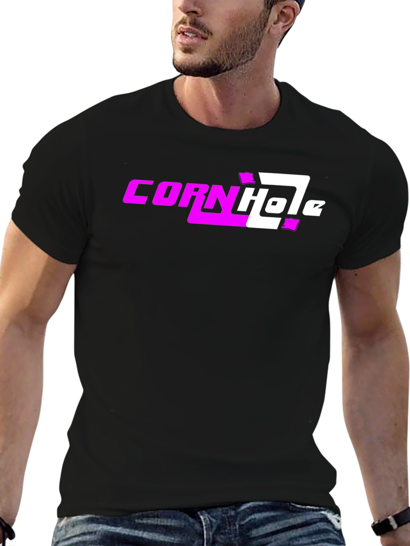 Cornhole Graphic Tee - Casual Style