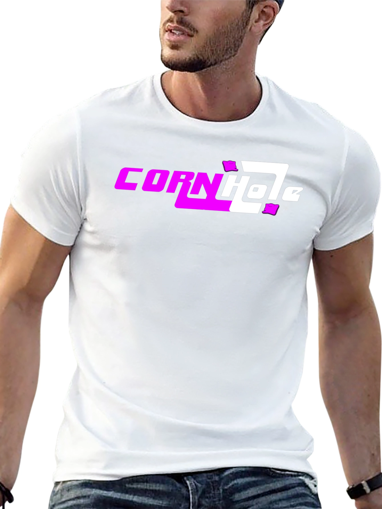 Cornhole Graphic Tee - Casual Style