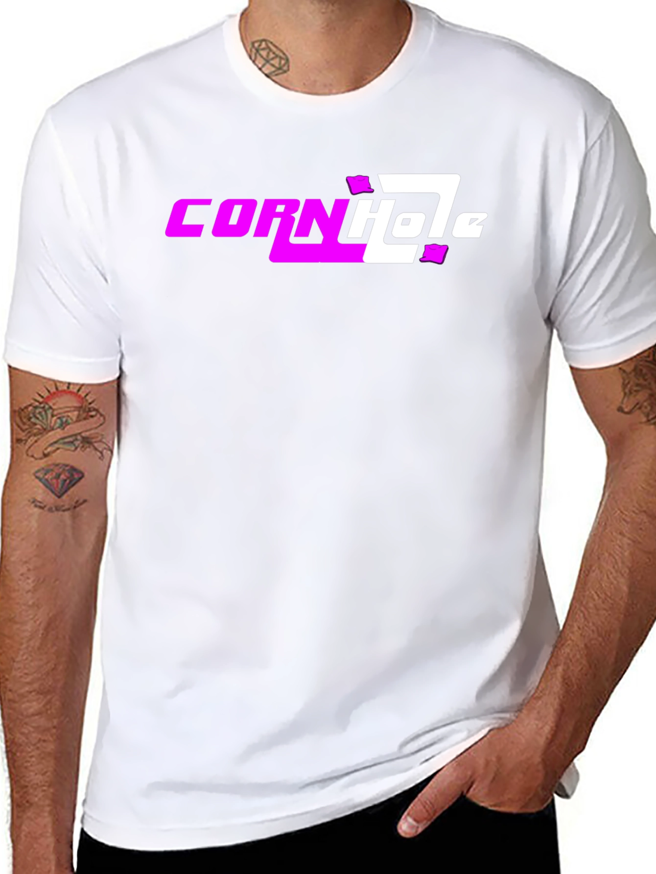 Cornhole Graphic Tee - Casual Style