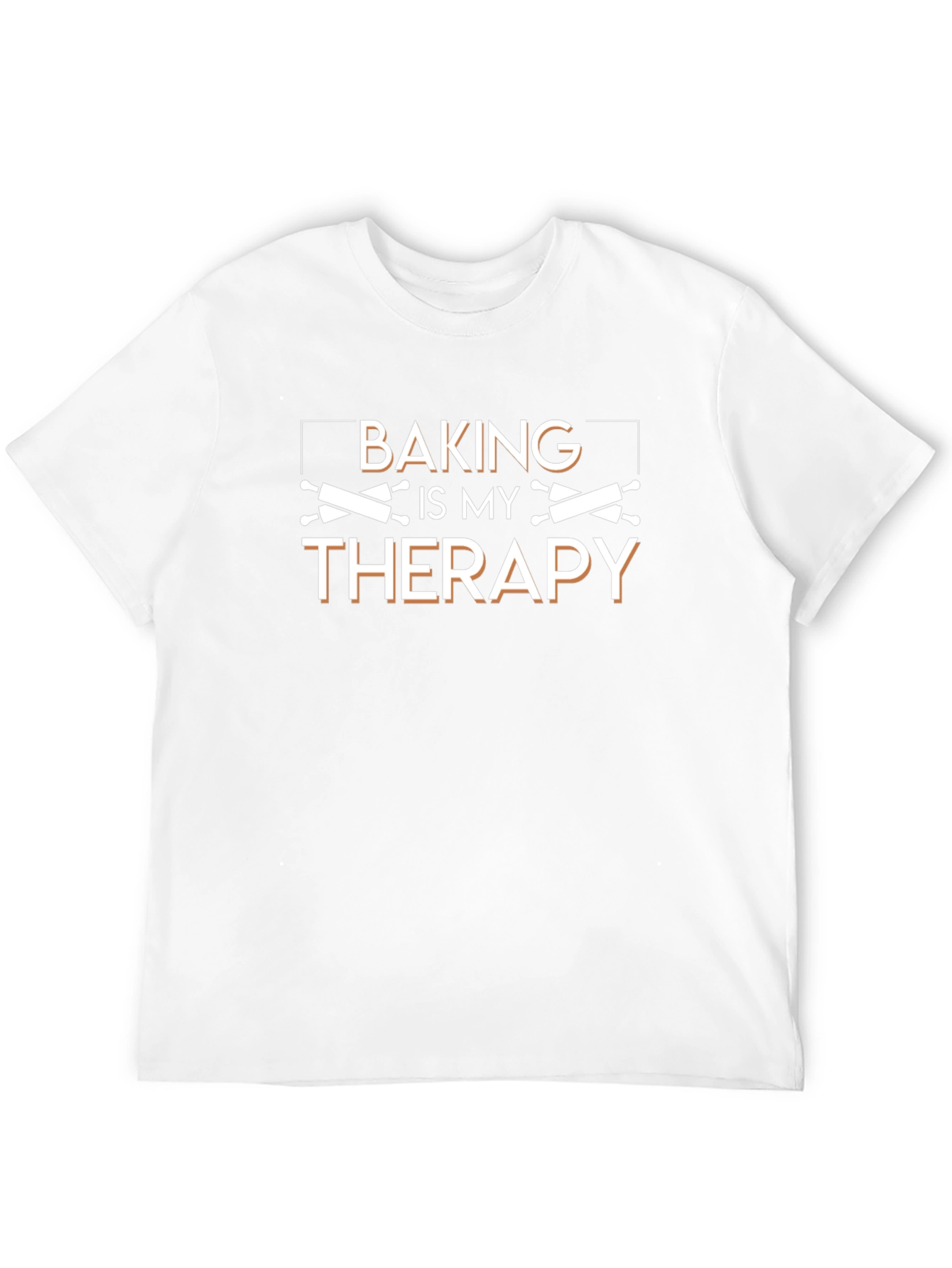 Baking Is My Therapy T-Shirt - Unisex Black Tee