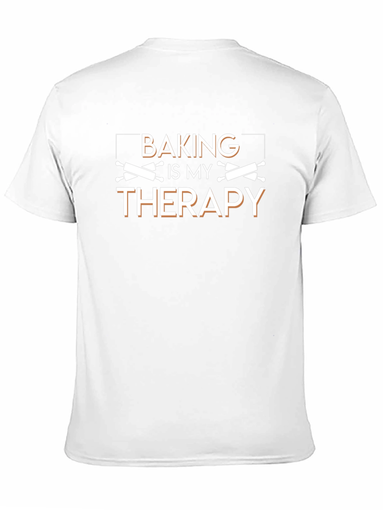 Baking Is My Therapy T-Shirt - Unisex Black Tee