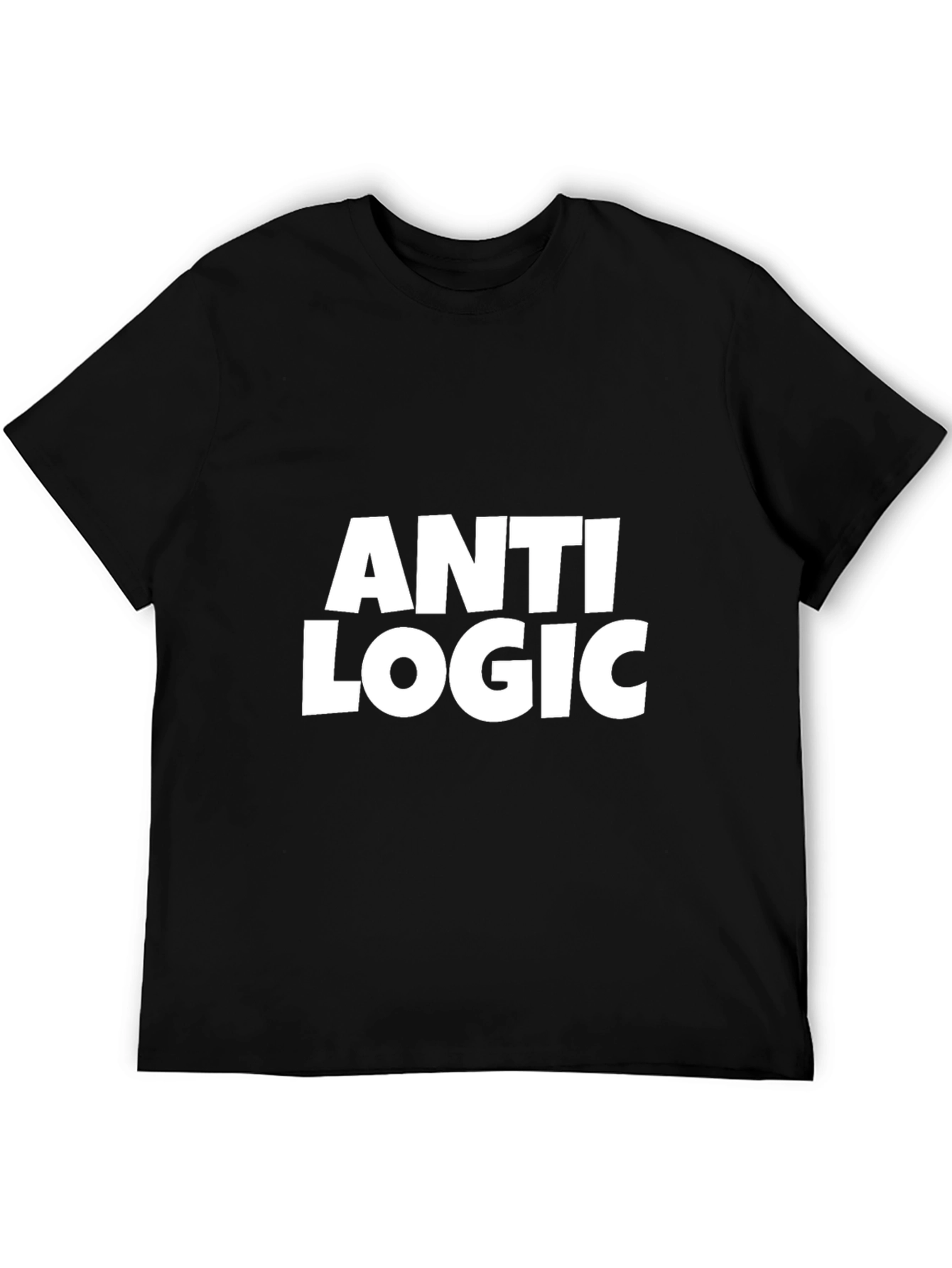 Anti Logic Statement T-Shirt - Black