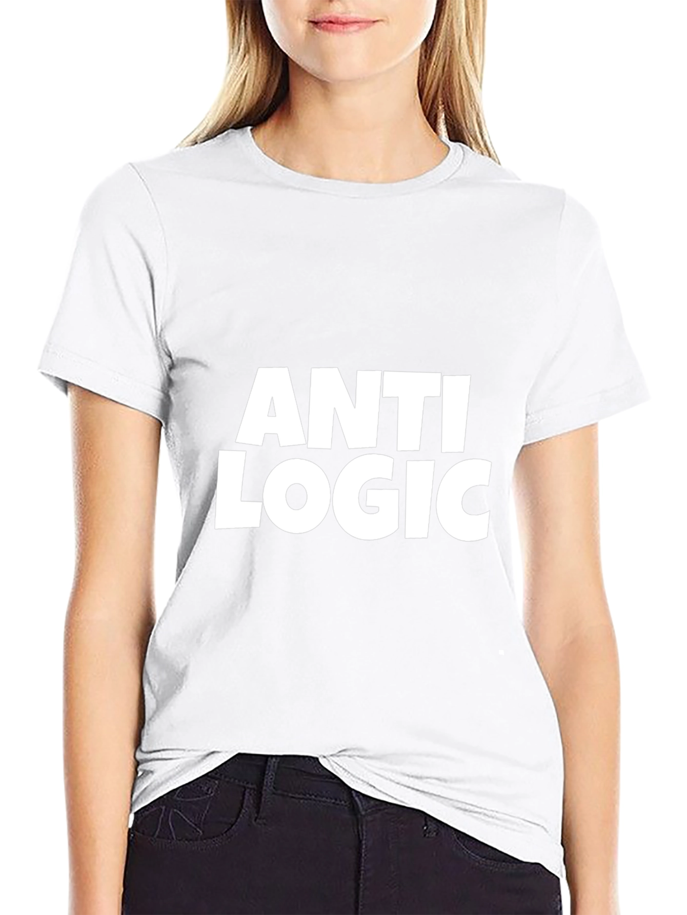 Anti Logic Statement T-Shirt - Black