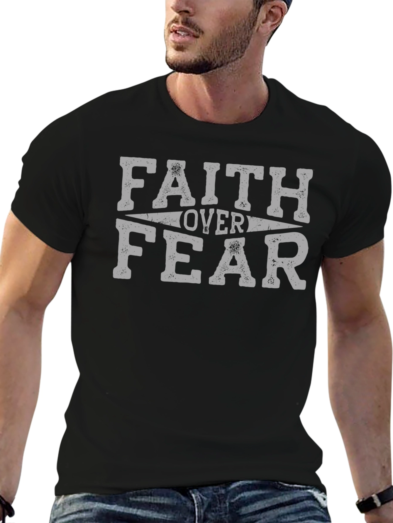 Faith Over Fear Graphic T-Shirt