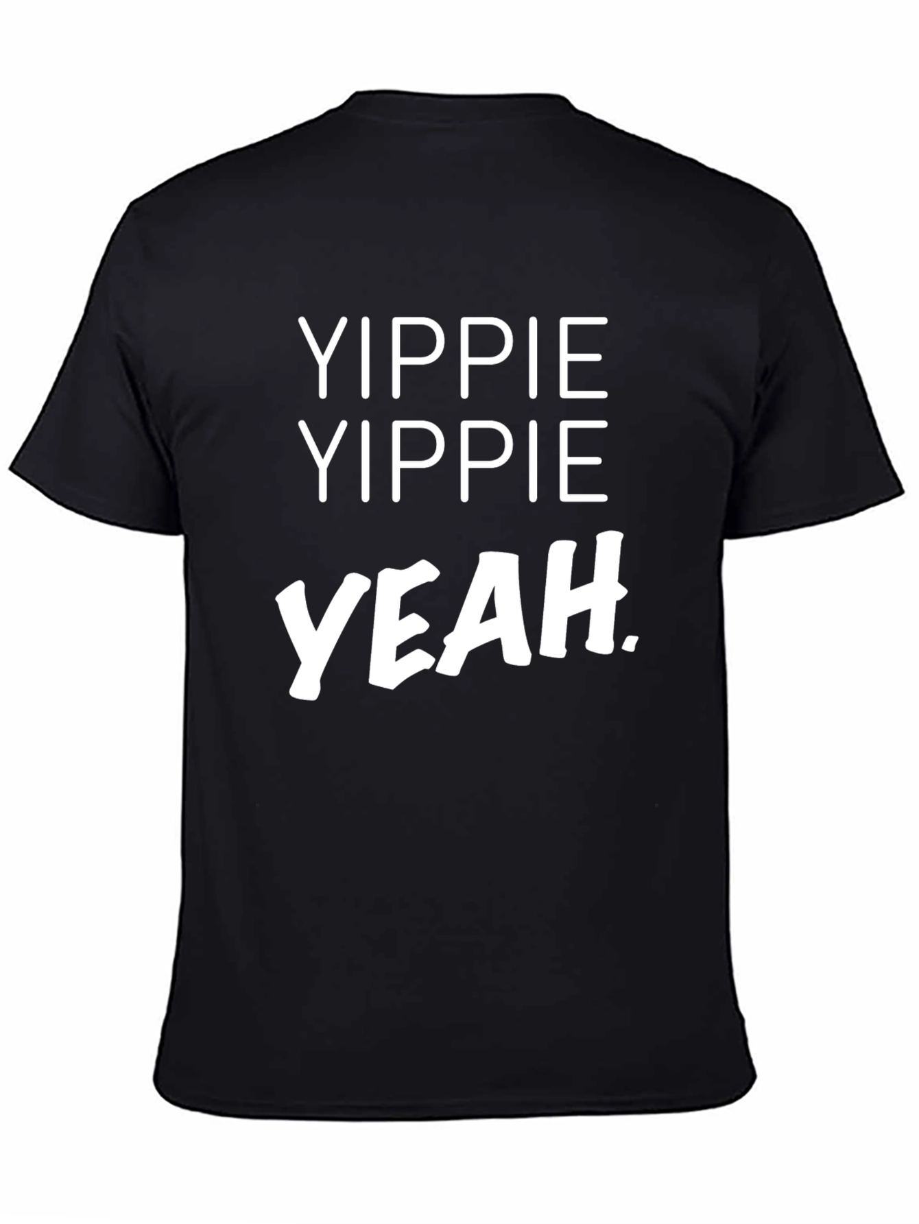 Yippie Yeah Graphic Tee - Black T-Shirt