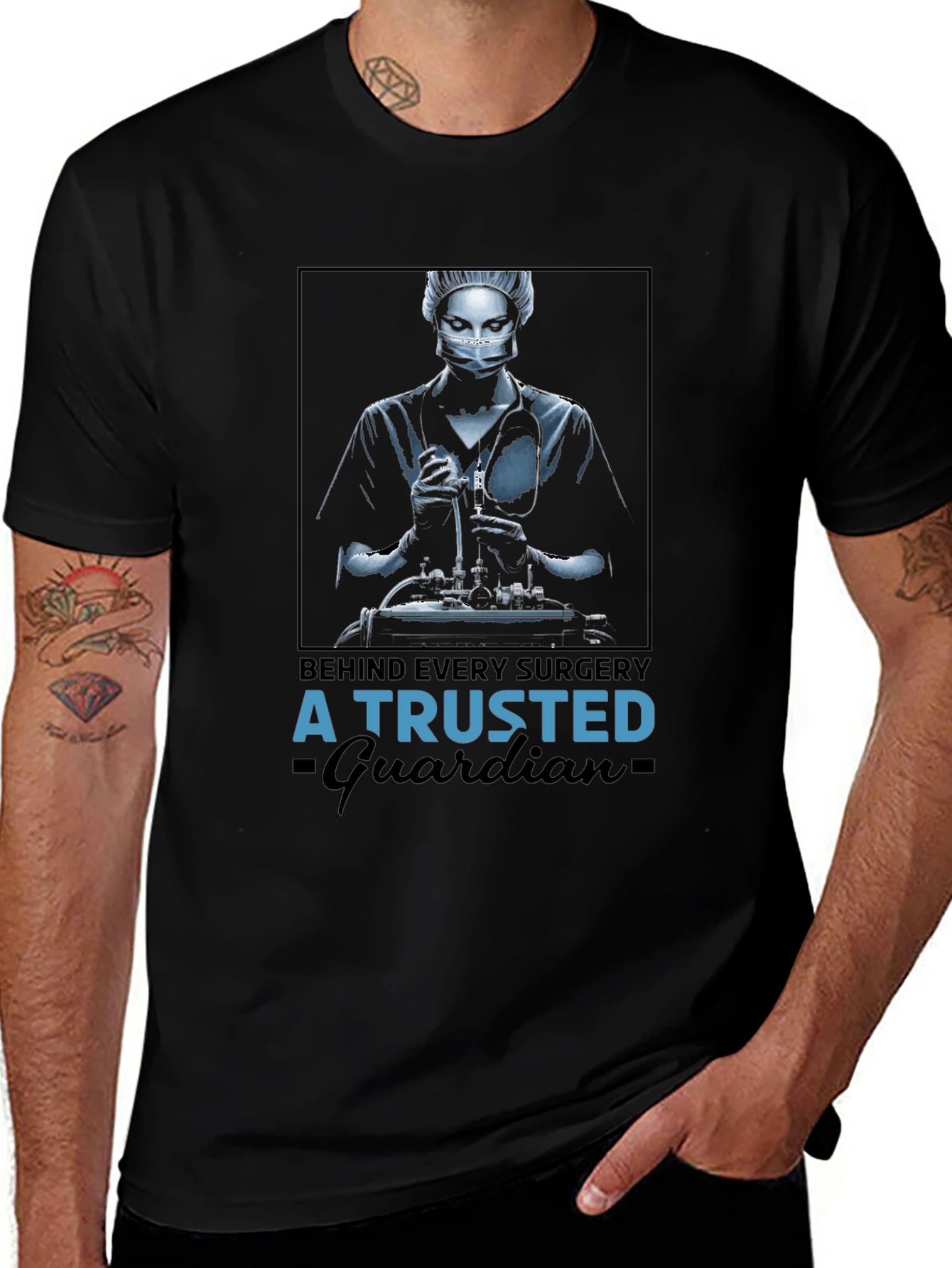 Surgeon Graphic Tee - A Trusted Guardian