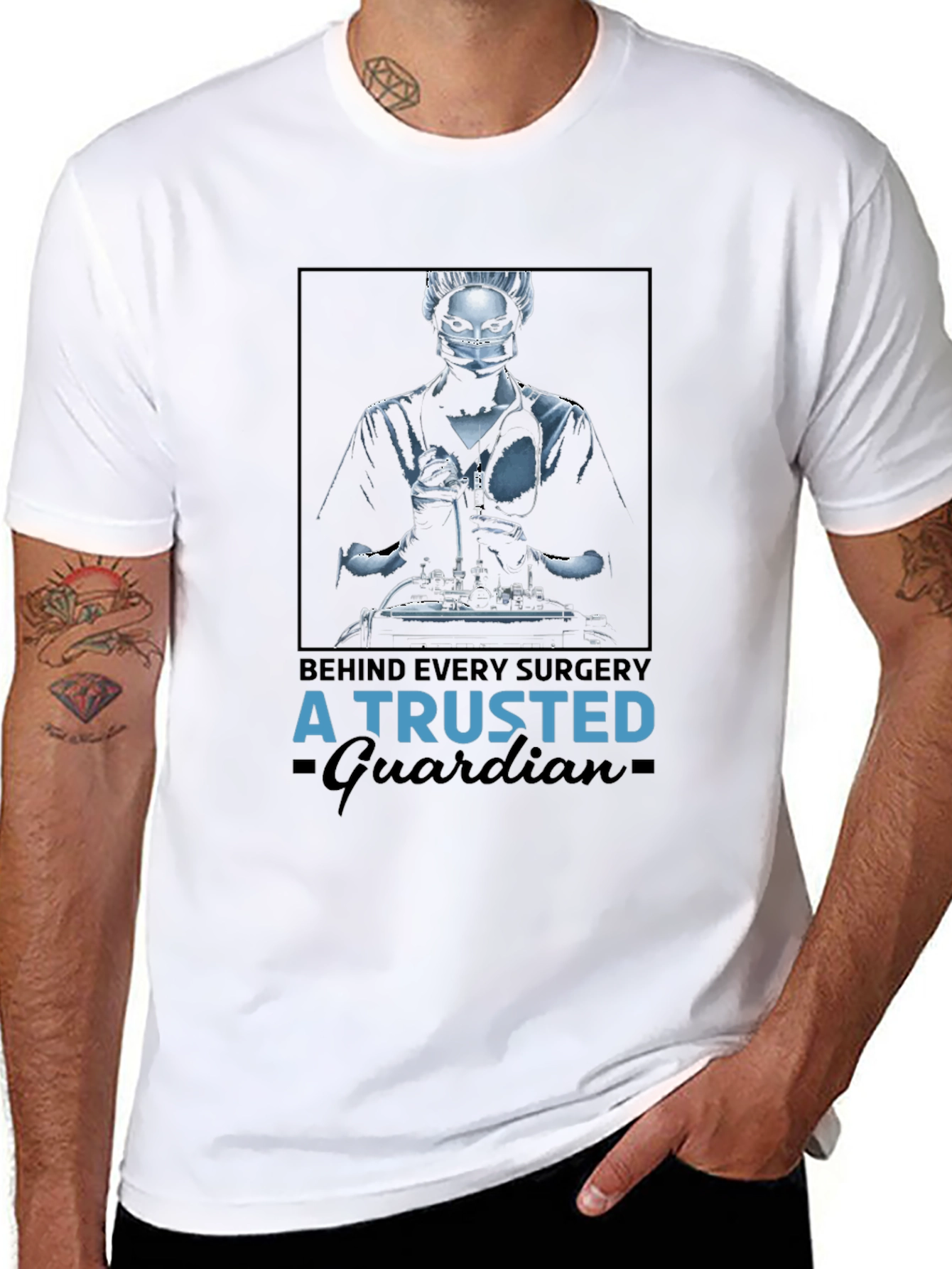 Surgeon Graphic Tee - A Trusted Guardian